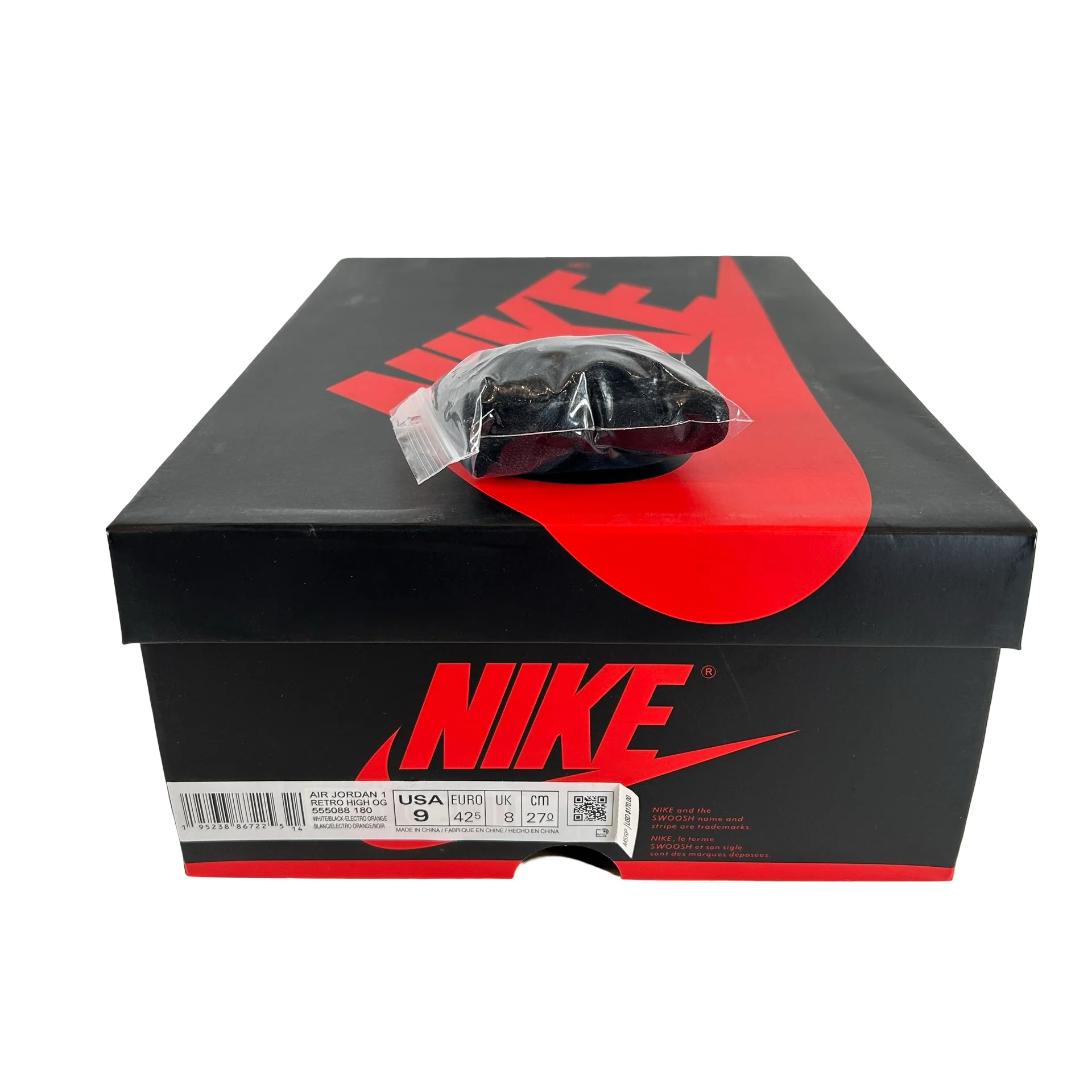 555088 180 Jordan 1 Retro High Electro Orange [USED] - 9 M (Used) - Image 7