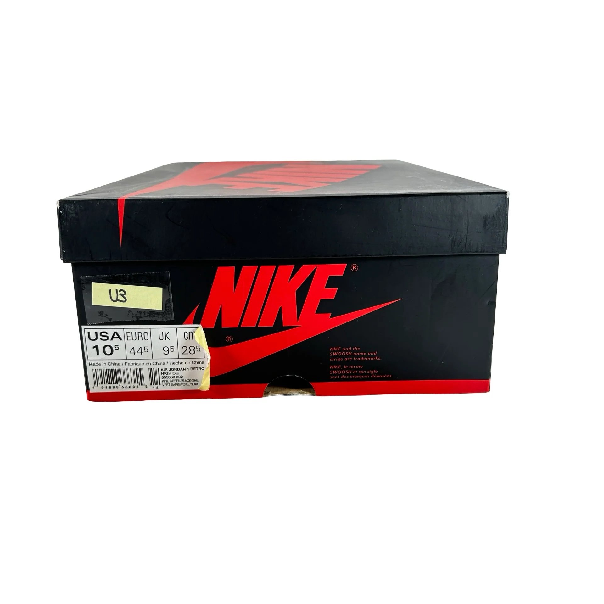 555088 302 Jordan 1 Retro High Pine Green [USED] - 10.5 M (Used3) - Image 7