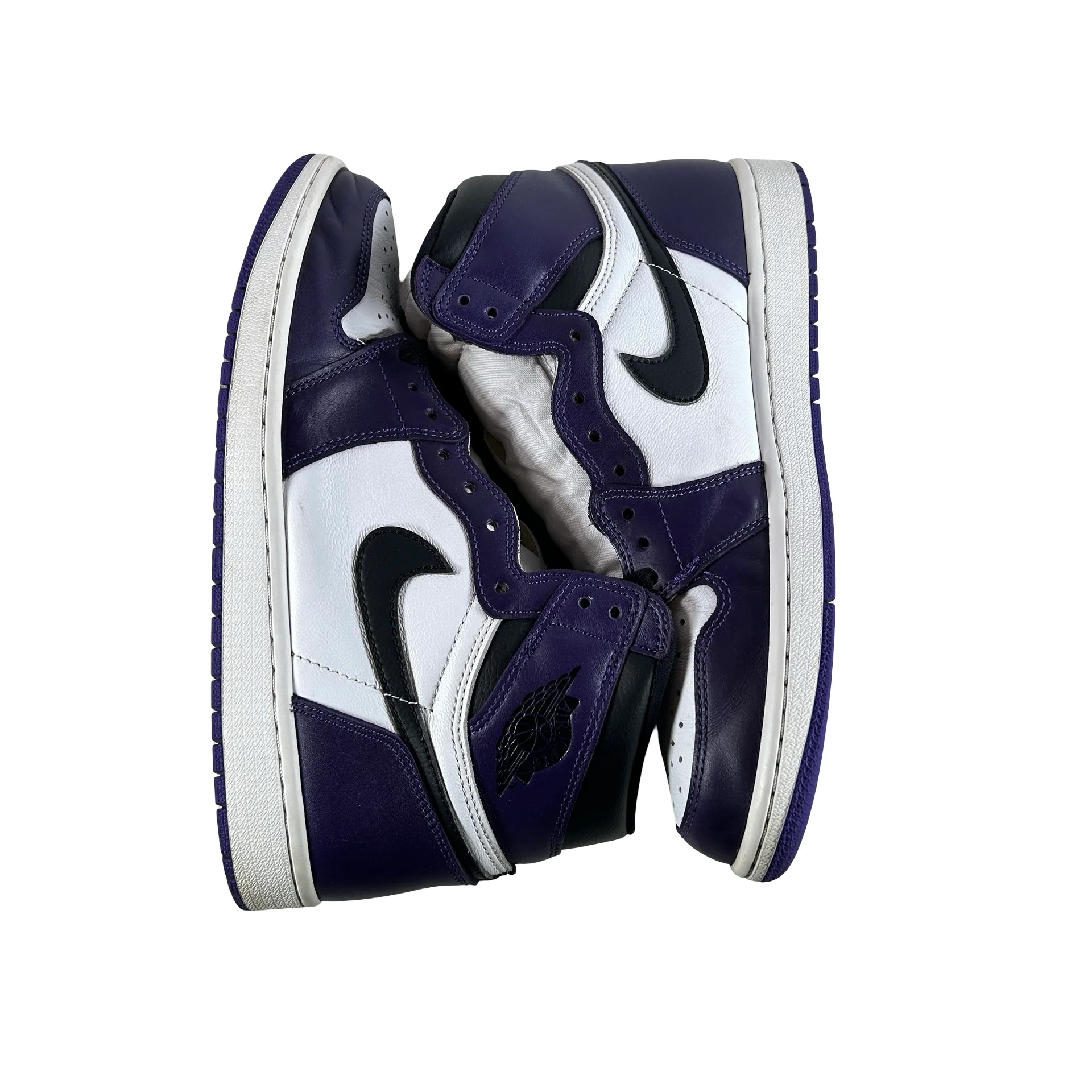 555088 500 Jordan 1 Court Purple [USED] - 10.5 M (Used4) - Image 4
