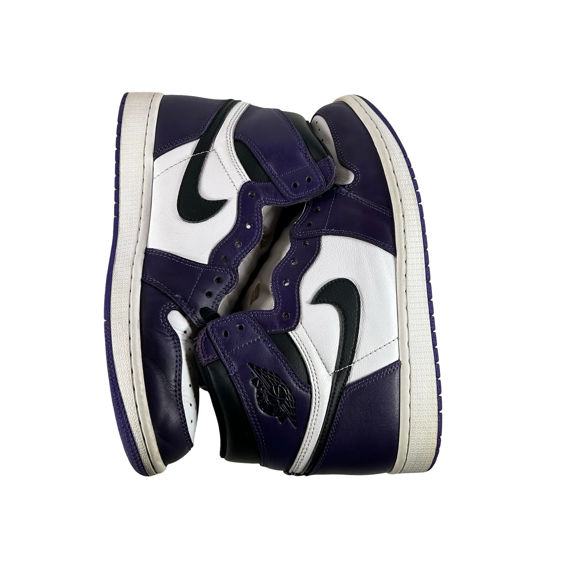 555088 500 Jordan 1 Court Purple [USED] - 10.5 M (Used4) - Image 5