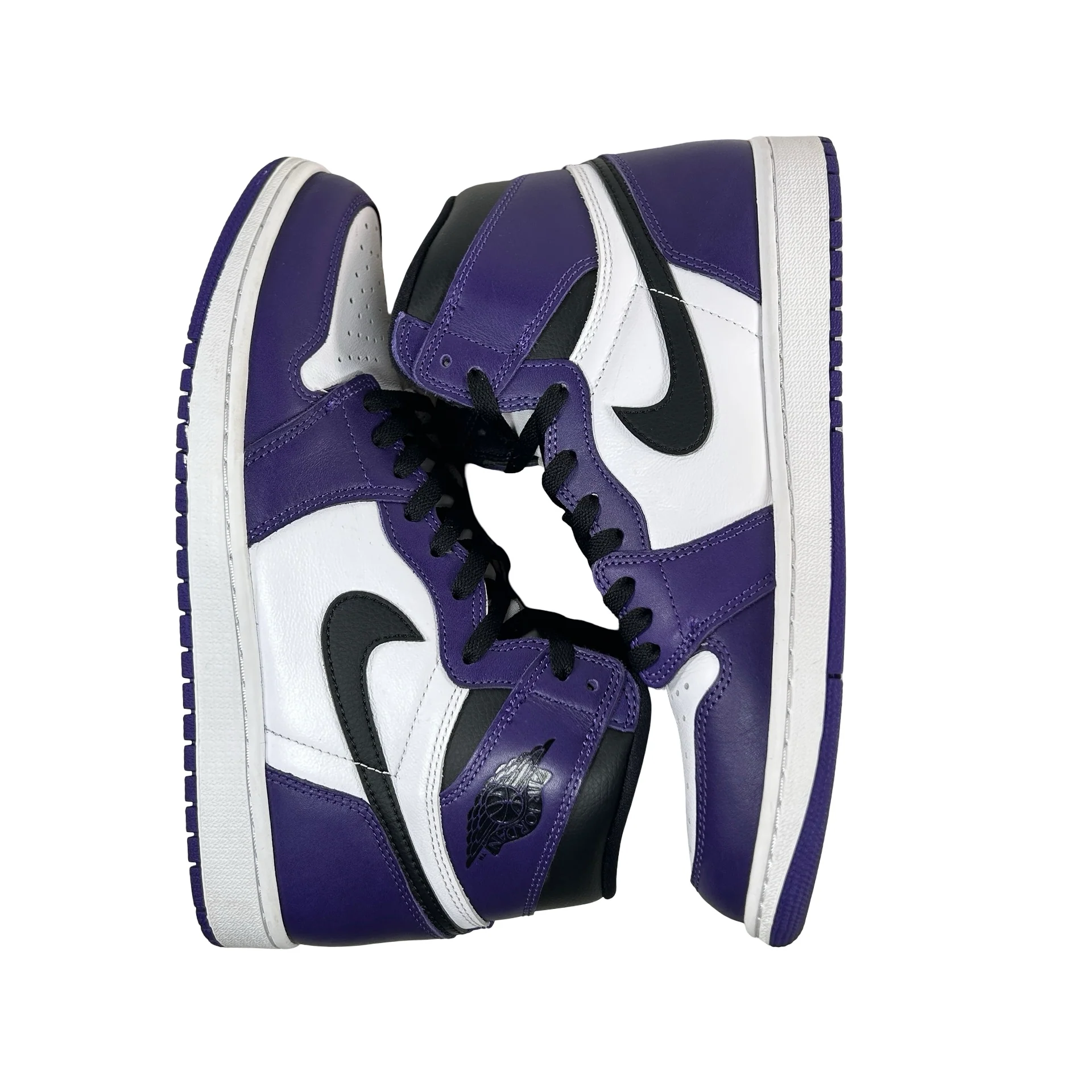 555088 500 Jordan 1 Court Purple [USED] - 10.5 M (Used6) - Image 4