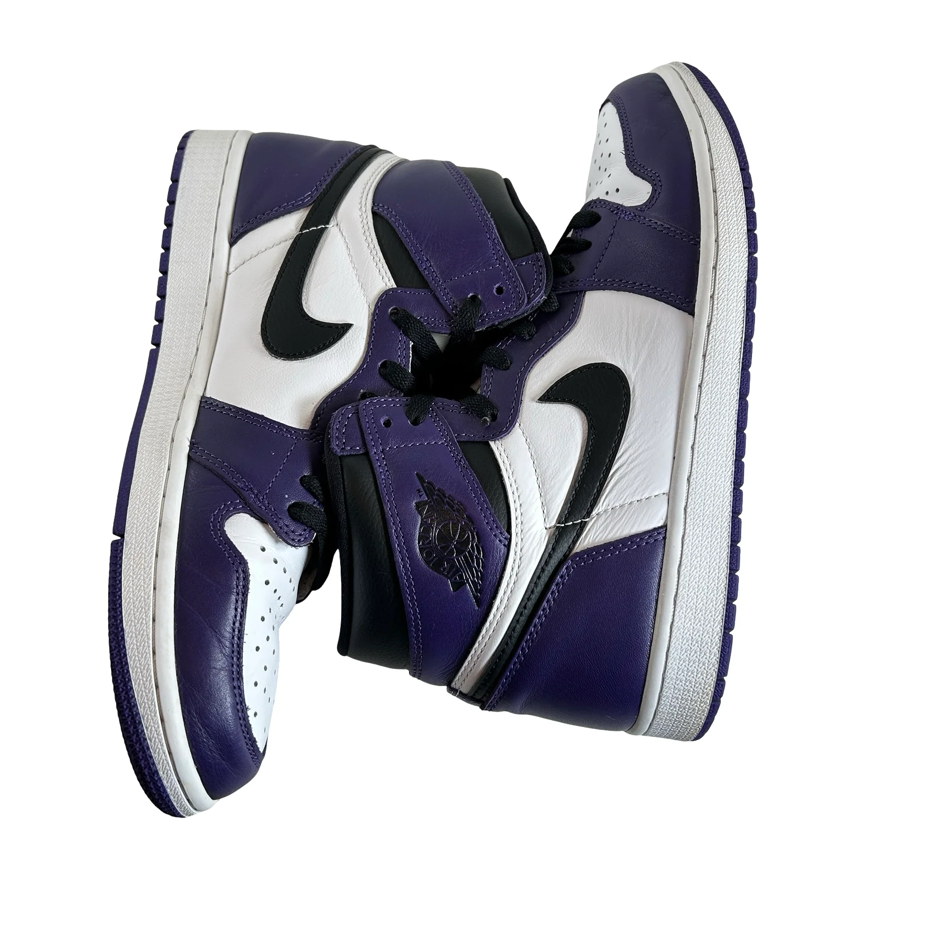555088 500 Jordan 1 Court Purple [USED] - 10 M (Used4) - Image 4