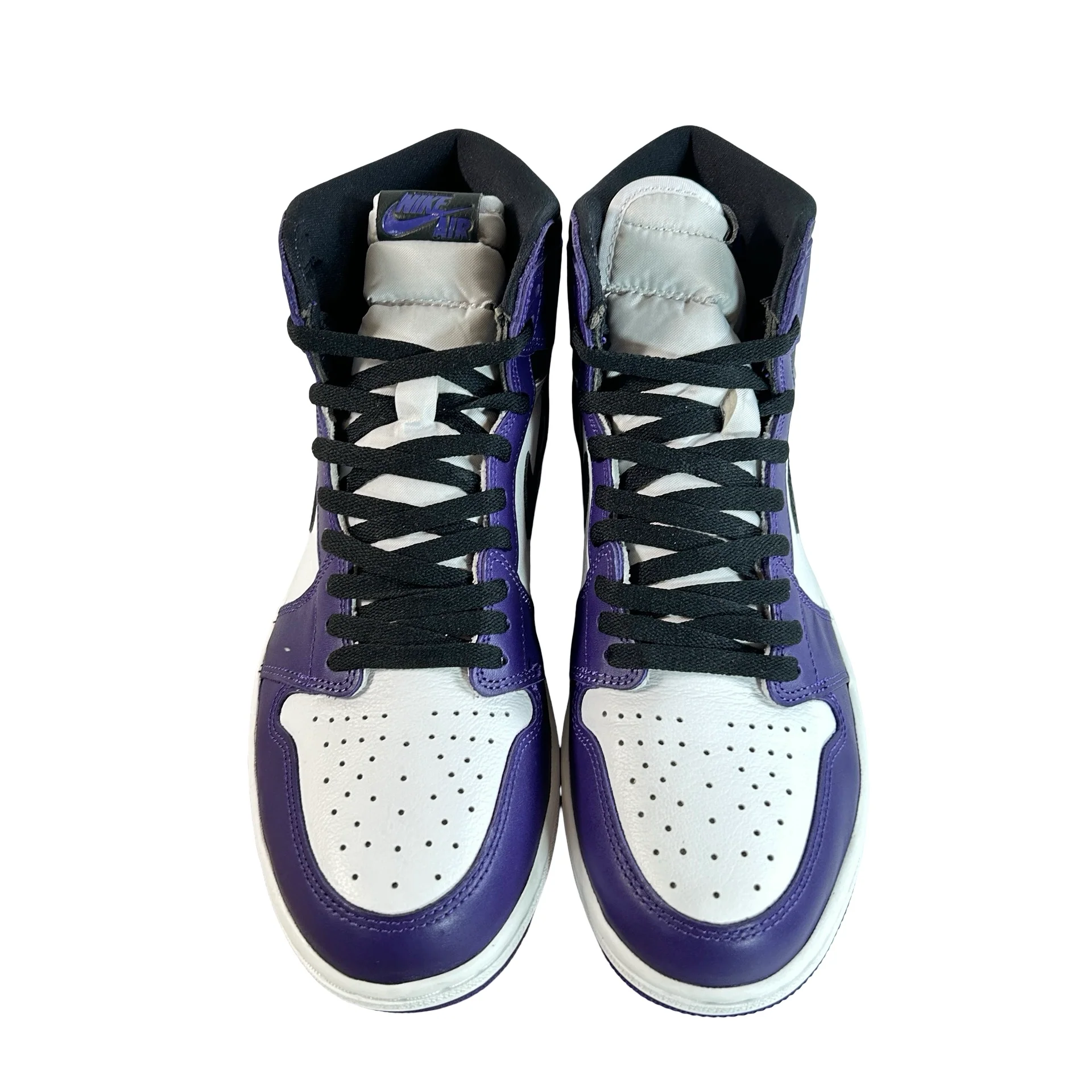 555088 500 Jordan 1 Court Purple [USED] - 11 M (Used) - Image 2