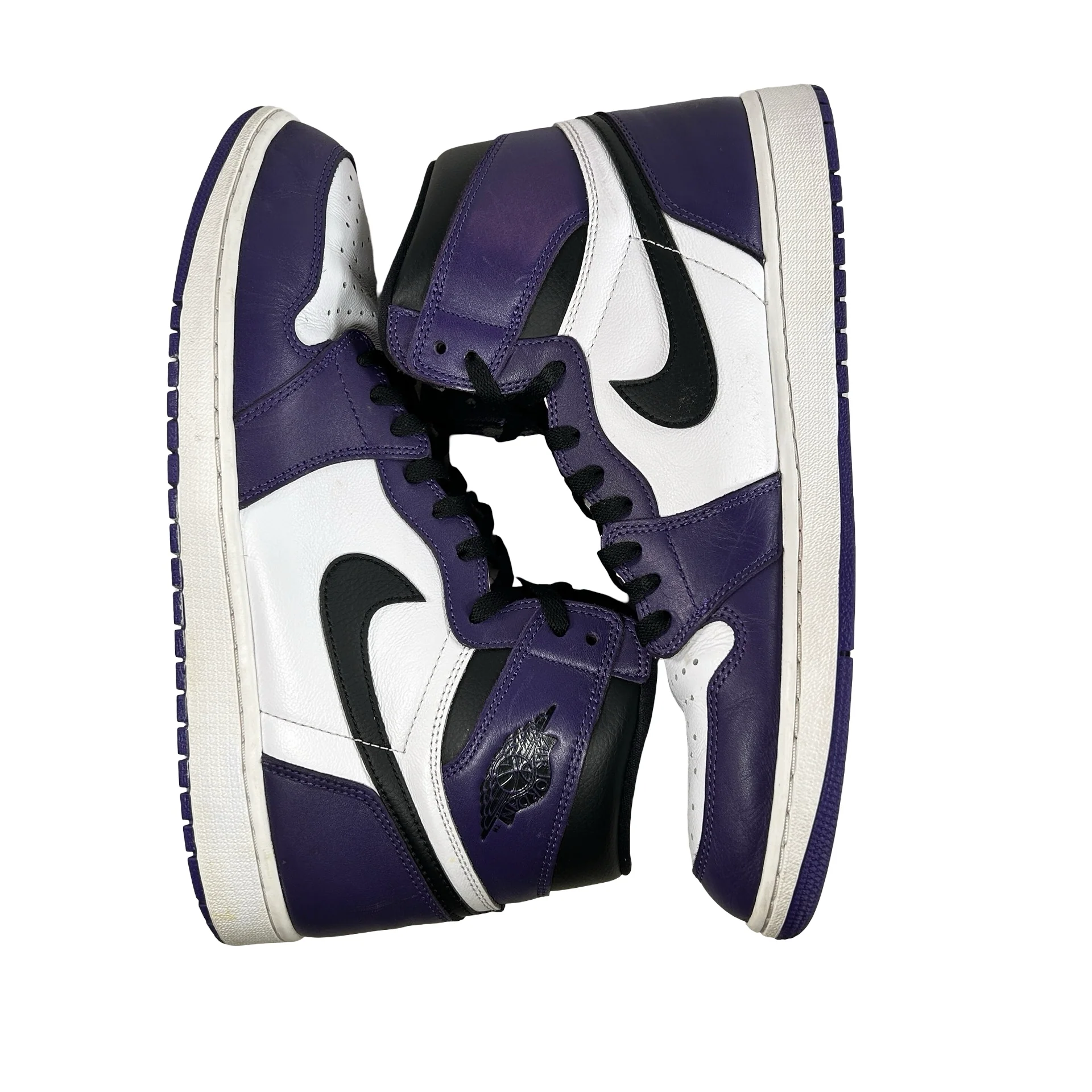 555088 500 Jordan 1 Court Purple [USED] - 13 M (Used) - Image 4