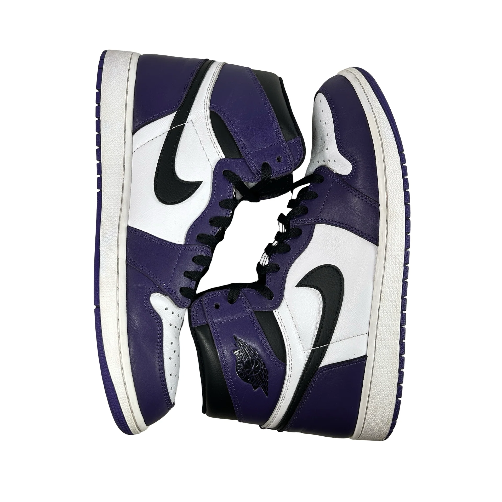 555088 500 Jordan 1 Court Purple [USED] - 13 M (Used) - Image 5
