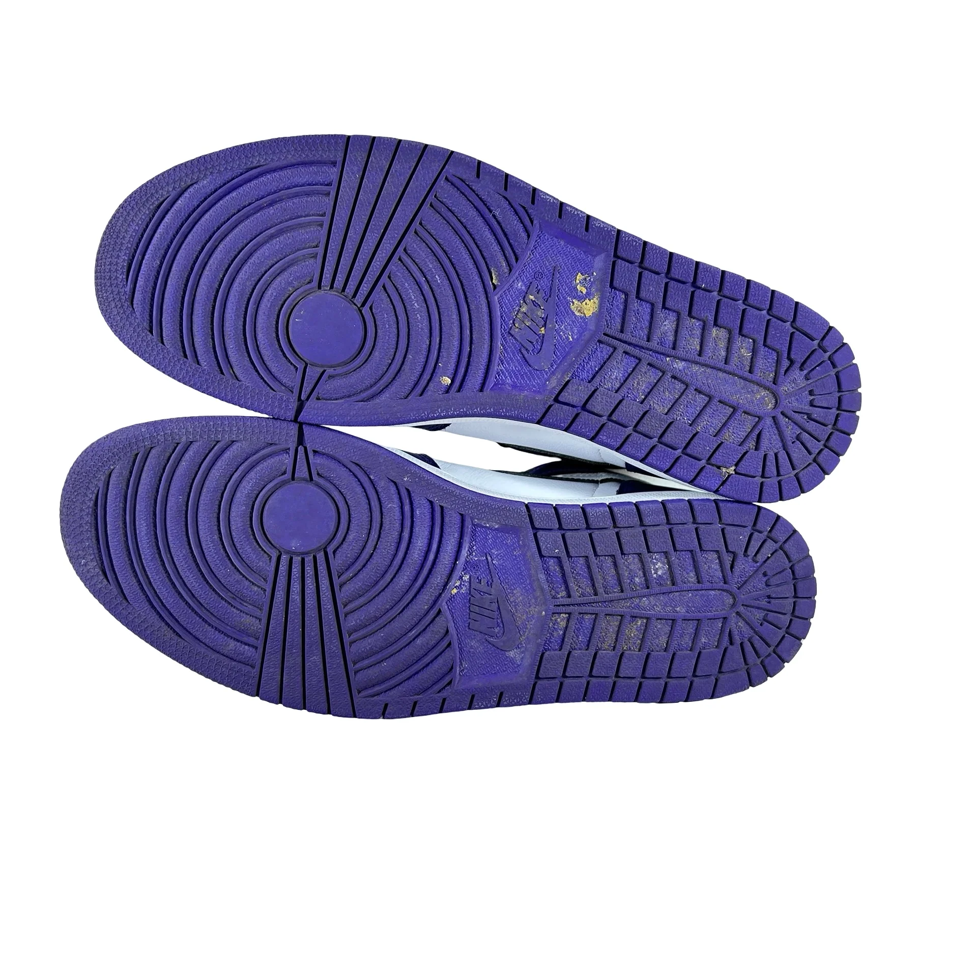 555088 500 Jordan 1 Court Purple [USED] - 13 M (Used) (No Box2) - Image 6