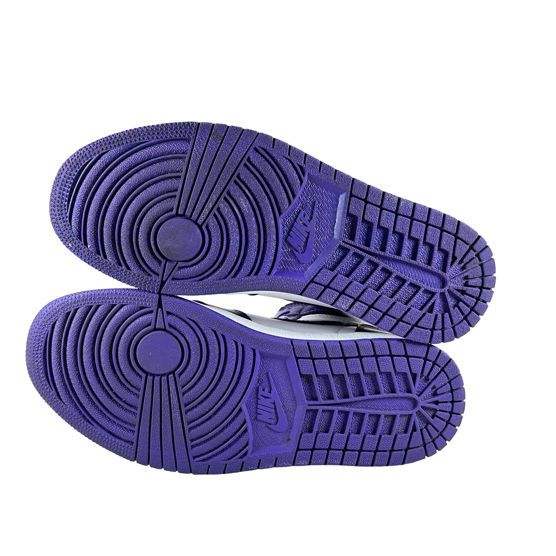 555088 500 Jordan 1 Court Purple [USED] - 7.5 M (Used) (No Box) - Image 6