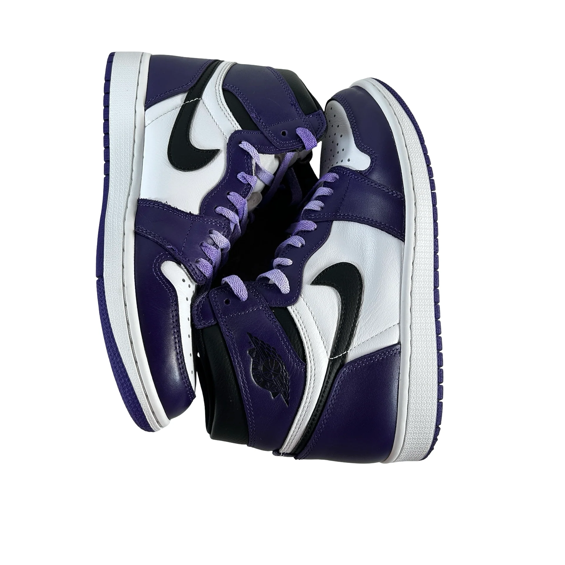 555088 500 Jordan 1 Court Purple [USED] - 8.5 M (Used4) - Image 5