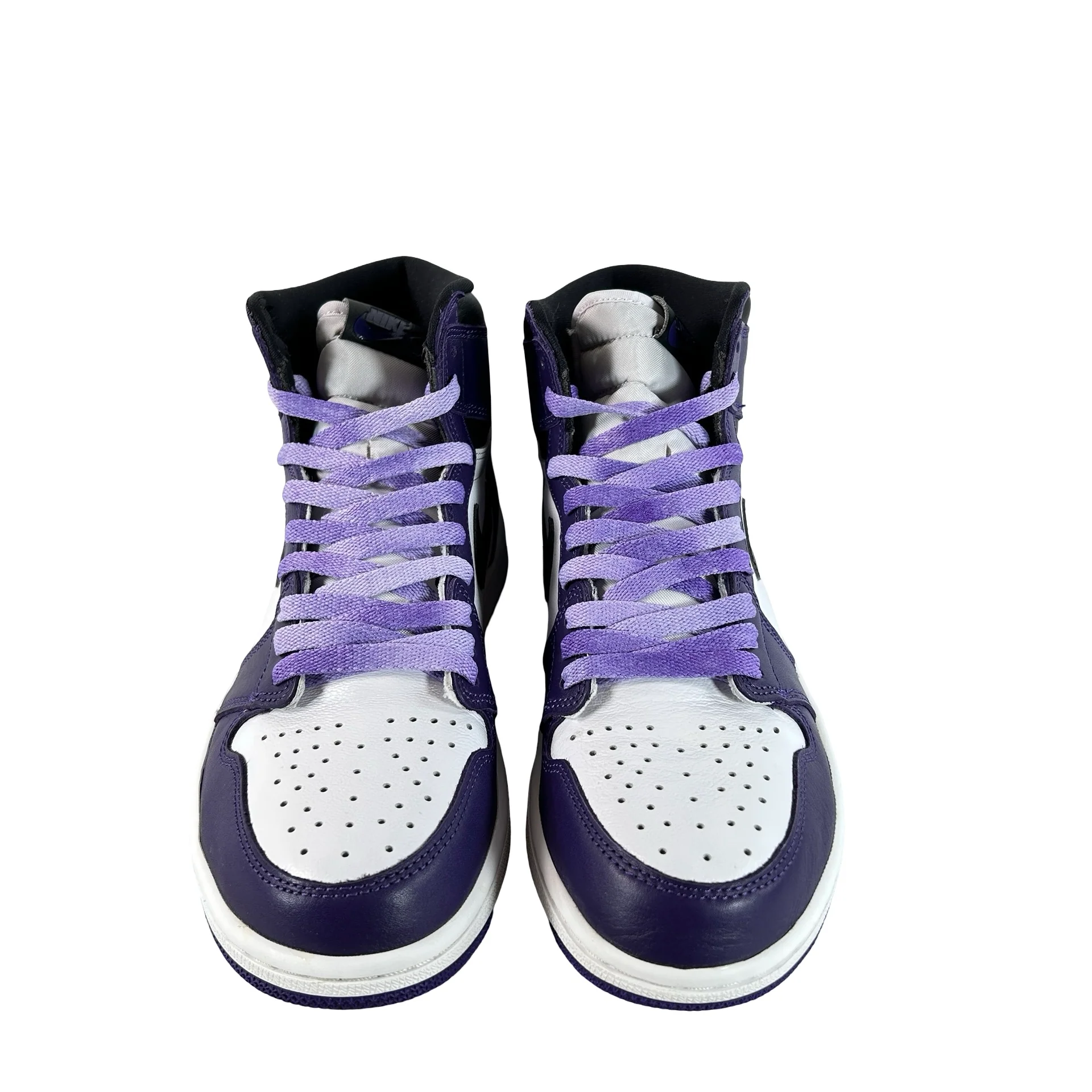 555088 500 Jordan 1 Court Purple [USED] - 8.5 M (Used5) - Image 2