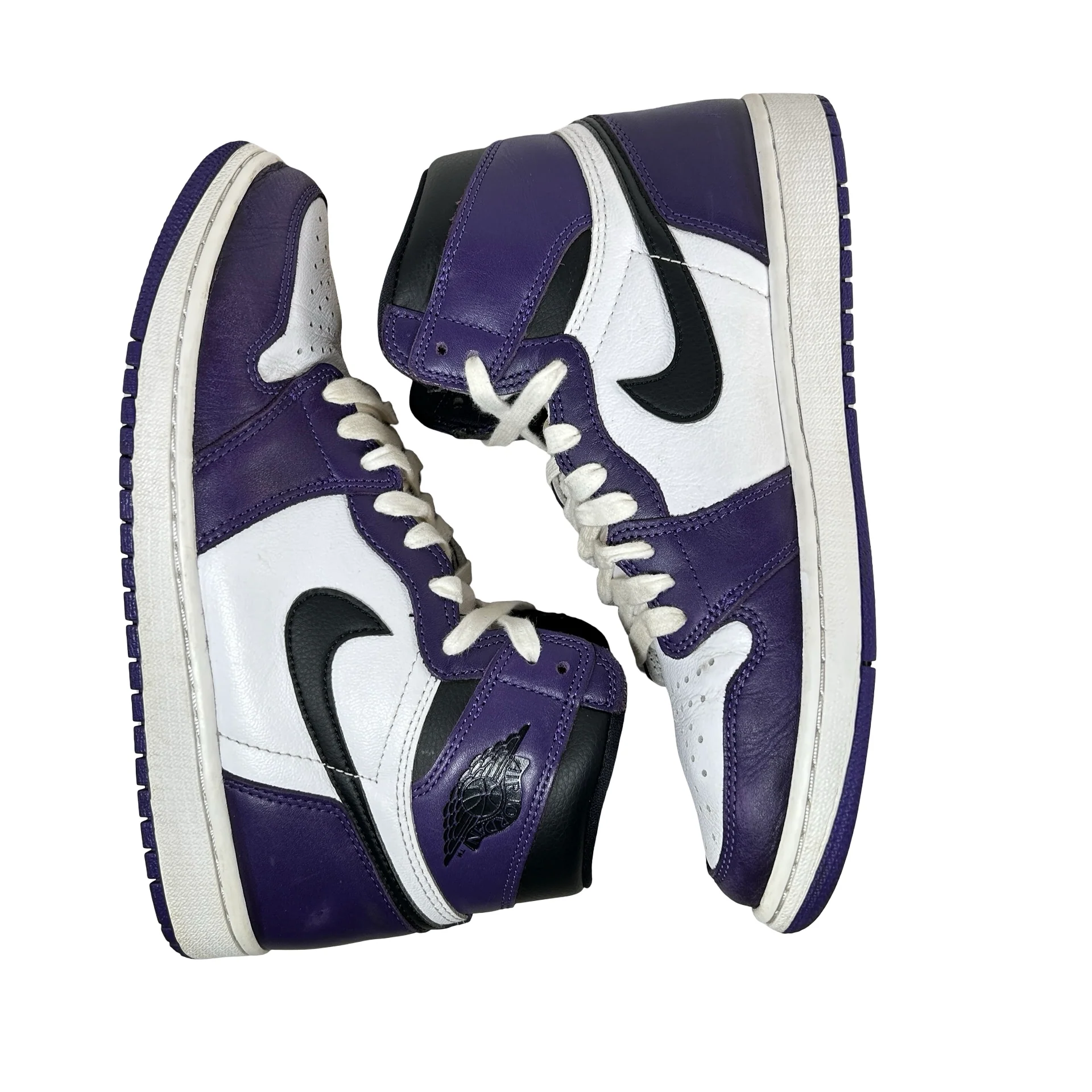 555088 500 Jordan 1 Court Purple [USED] - 9.5 M (Used4) - Image 4