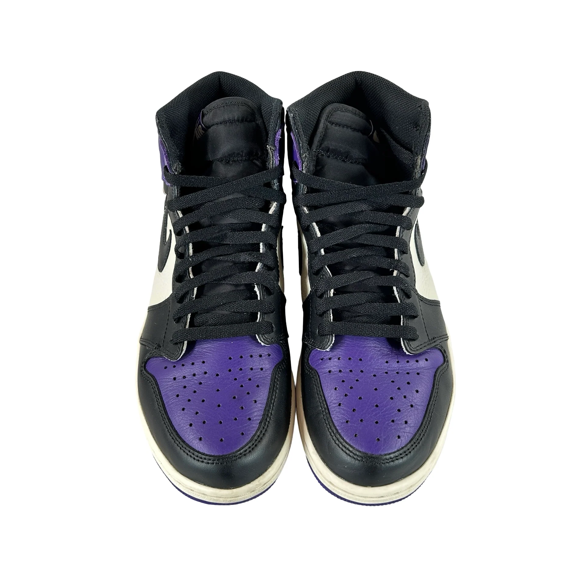 555088 501 Jordan 1 Court Purple [USED] - 11 M (Used3) - Image 2