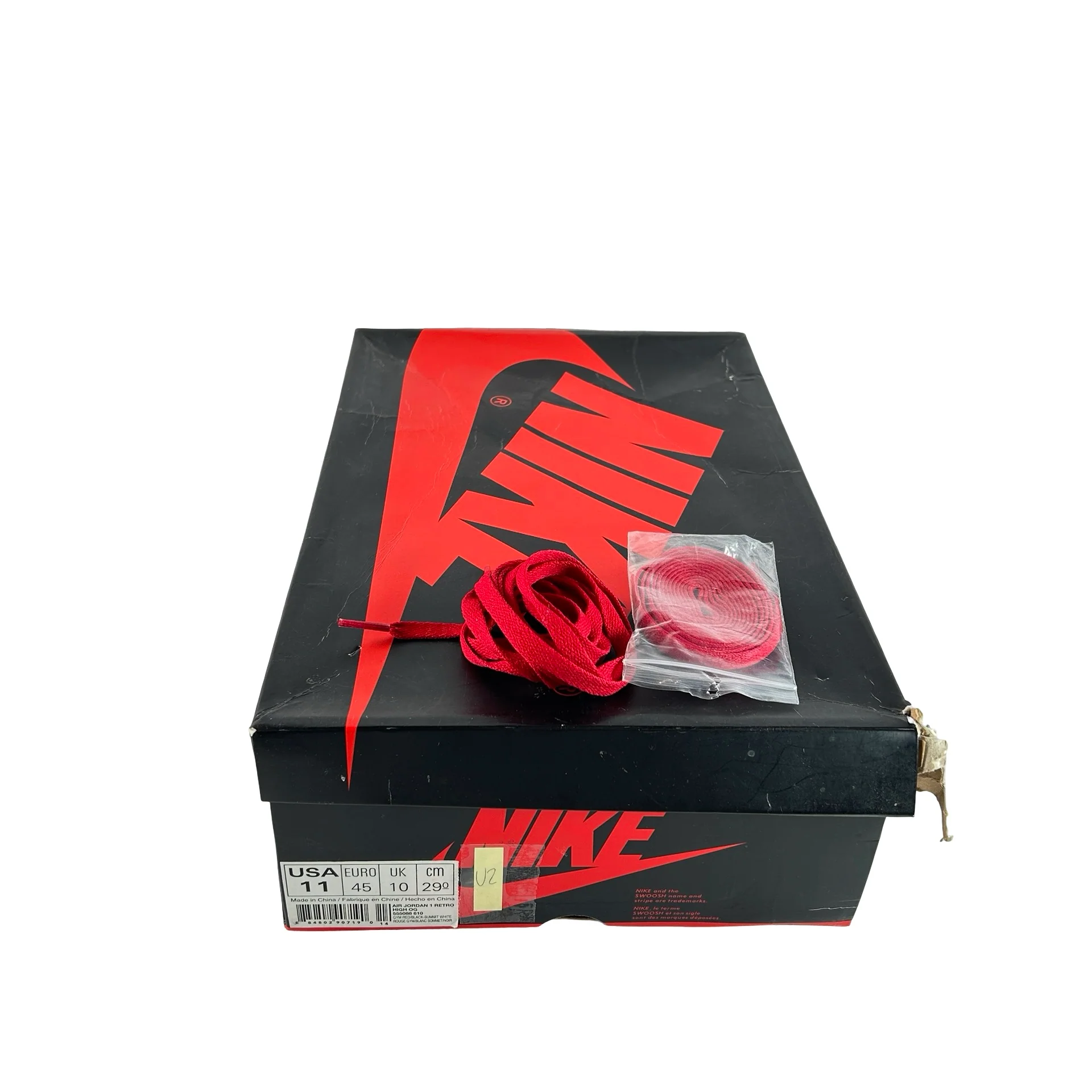 555088 610 Jordan 1 Bred Toe [USED] - 11 M (Used2) - Image 7