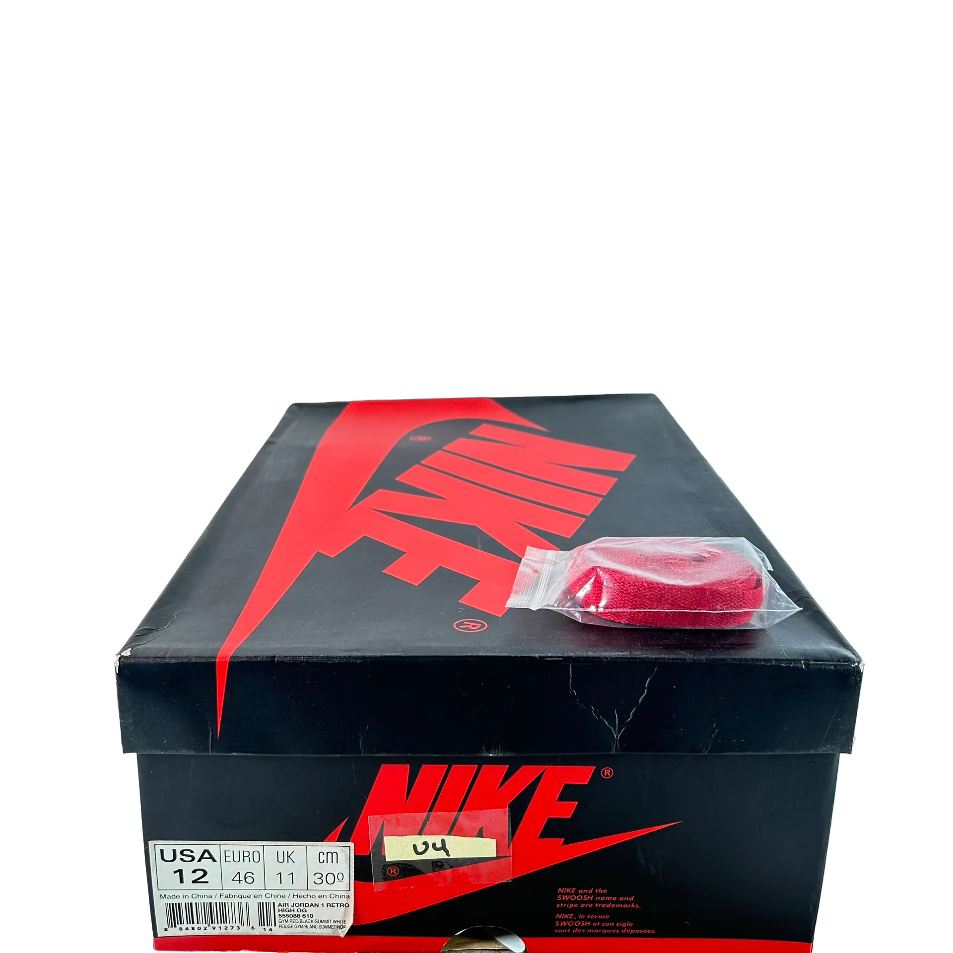 555088 610 Jordan 1 Bred Toe [USED] - 12 M (Used4) - Image 7