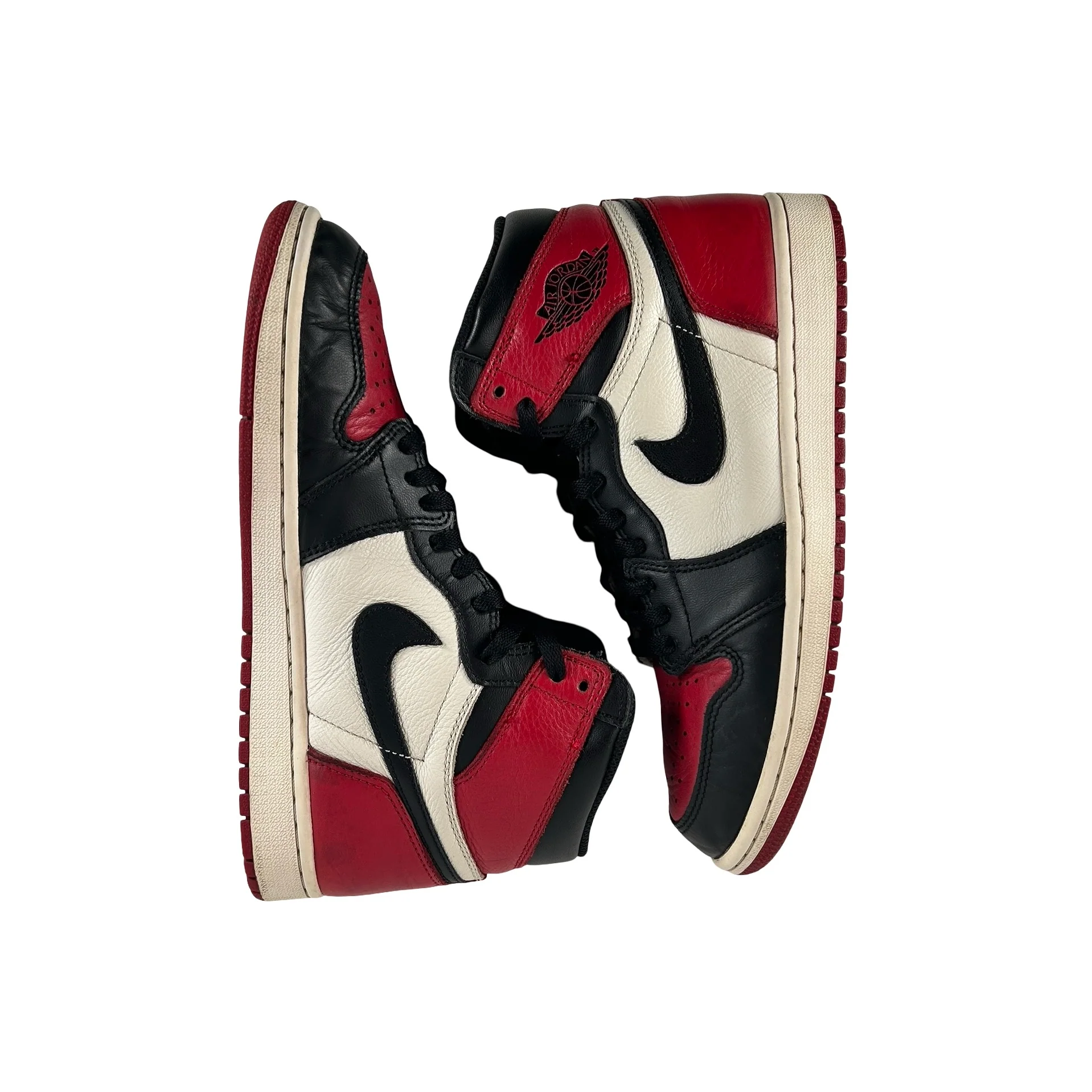 555088 610 Jordan 1 Bred Toe [USED] - 8 M (Used) (No Box) - Image 4