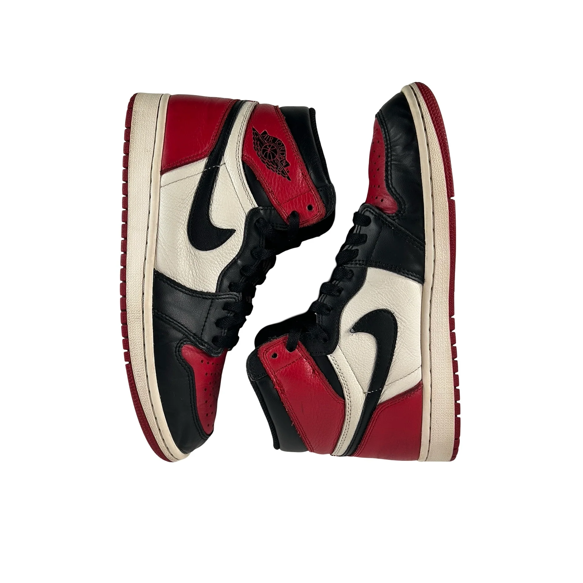 555088 610 Jordan 1 Bred Toe [USED] - 8 M (Used) (No Box) - Image 5