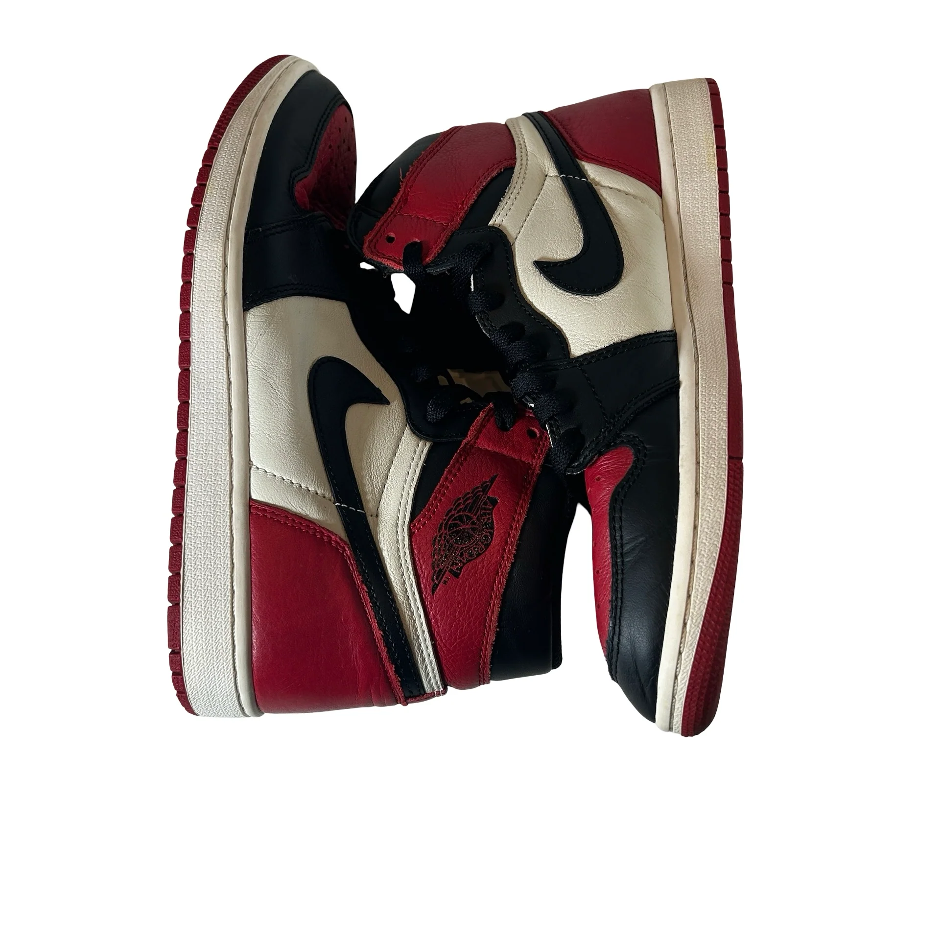 555088 610 Jordan 1 Bred Toe [USED] - 8 M (Used3) (No Box3) - Image 5