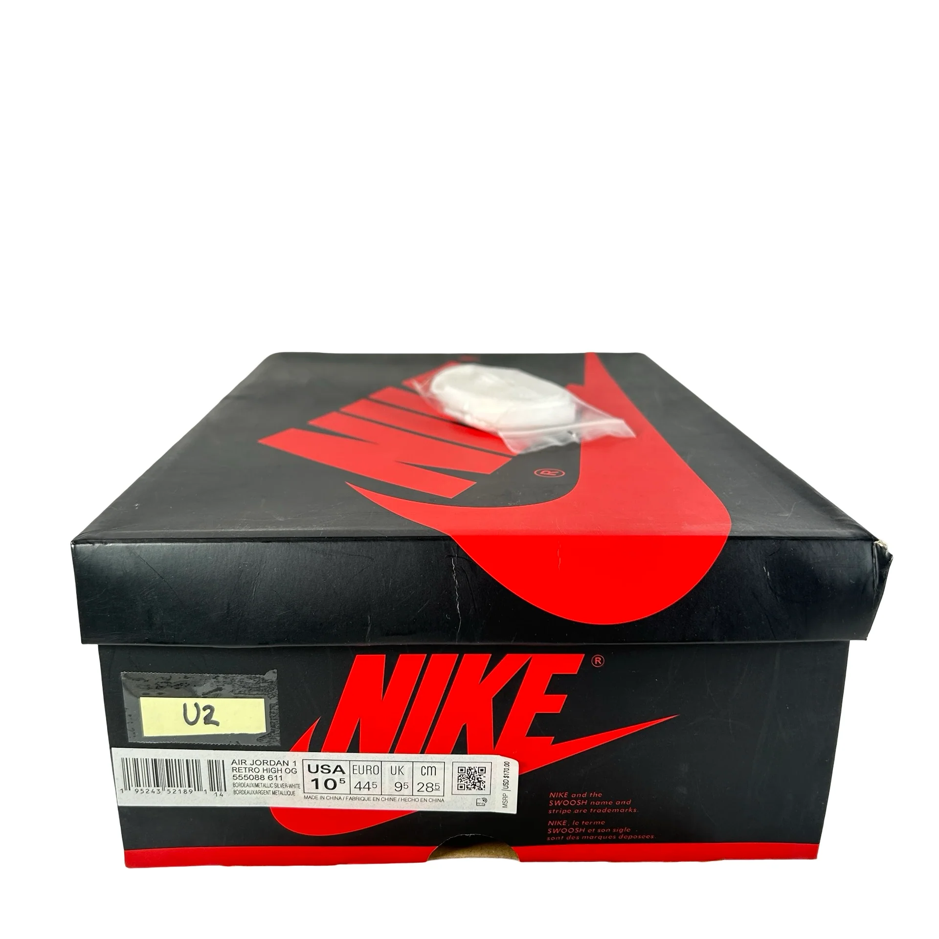 555088 611 Jordan 1 Retro High OG Bordeaux [USED] - 10.5 M (Used2) - Image 7