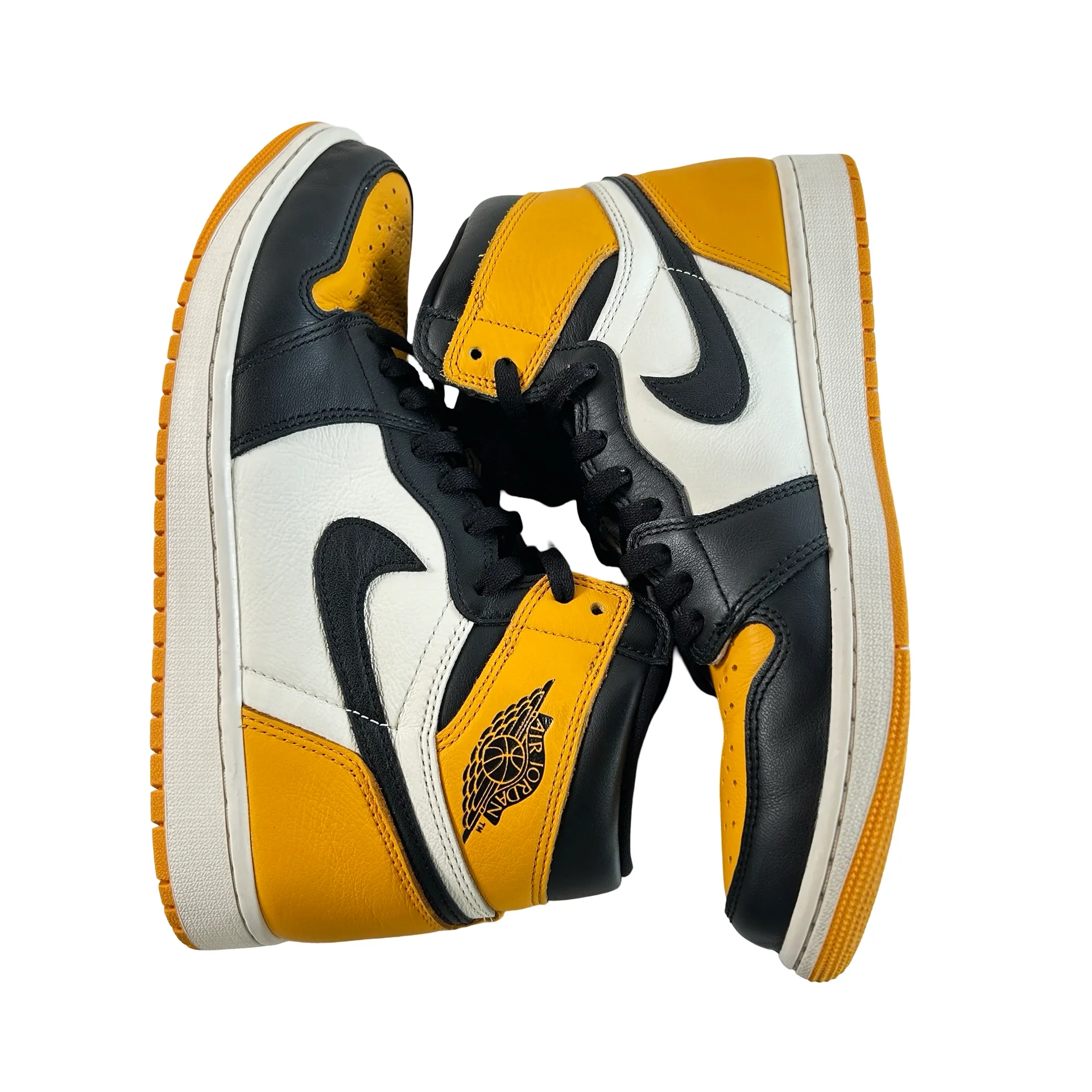 555088 711 Jordan 1 Retro High OG Yellow Toe [USED] - 10.5 M (Used7) - Image 4