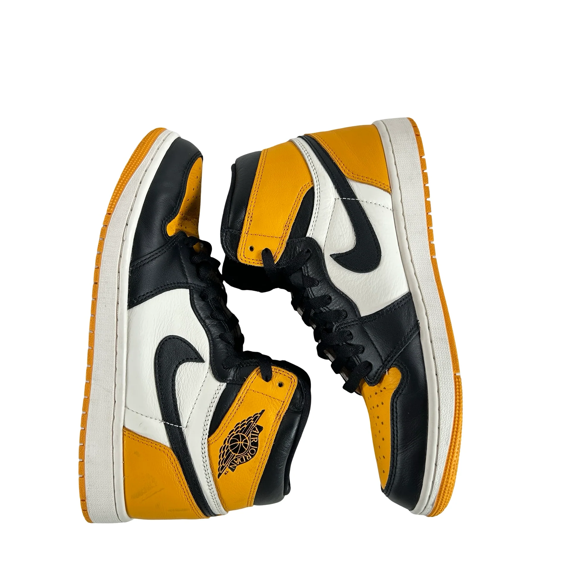555088 711 Jordan 1 Retro High OG Yellow Toe [USED] - 9.5 M (Used2) (No Box2) - Image 4