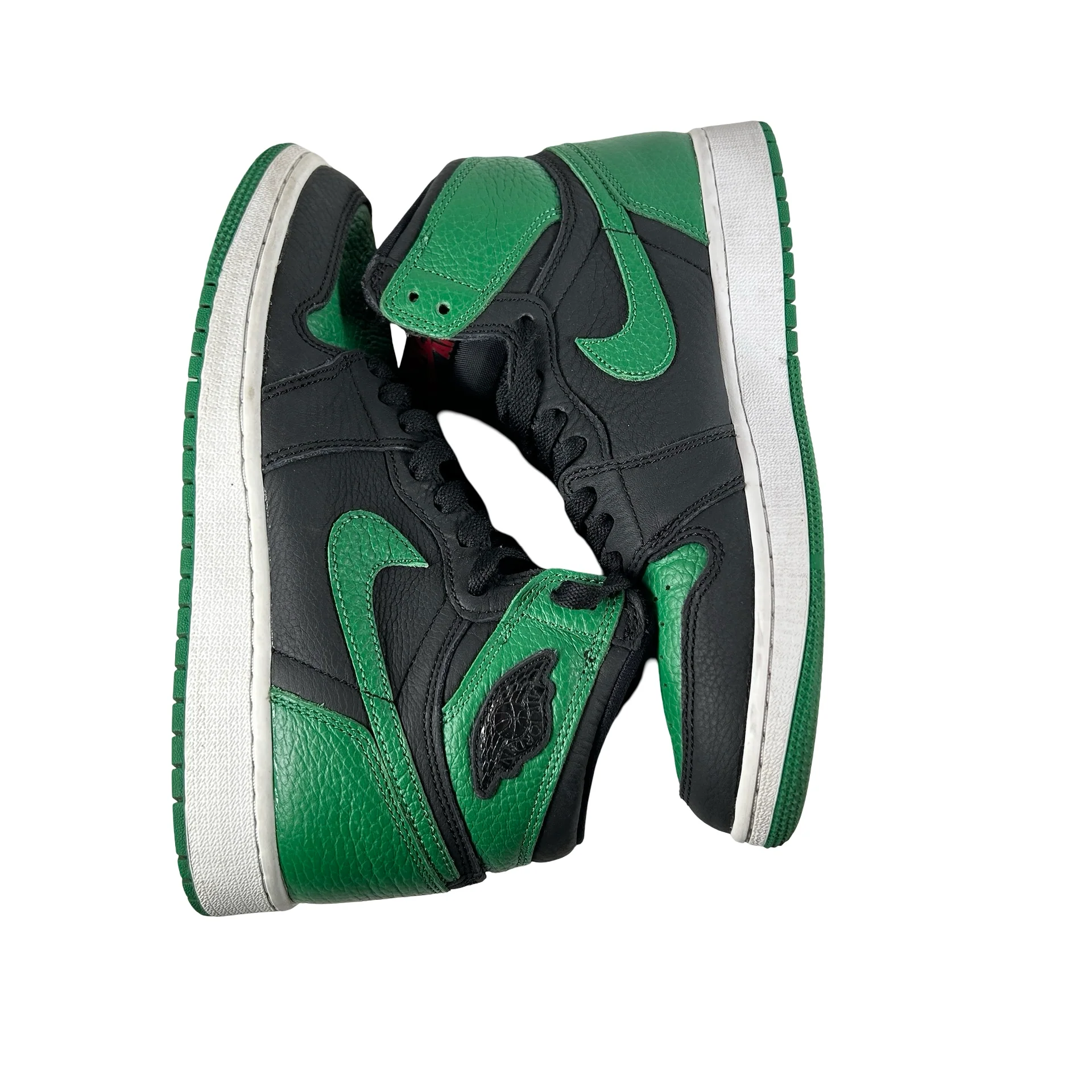 575441 030 Jordan 1 Retro High Pine Green Black (GS) [USED] - 5.5 Y (Used) (No Box) - Image 4