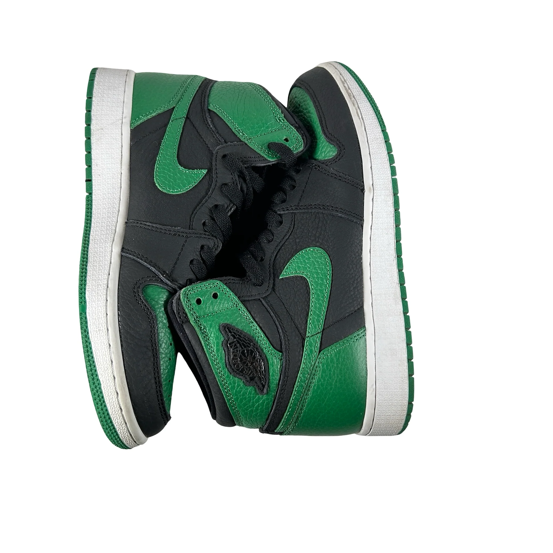 575441 030 Jordan 1 Retro High Pine Green Black (GS) [USED] - 5.5 Y (Used) (No Box) - Image 5