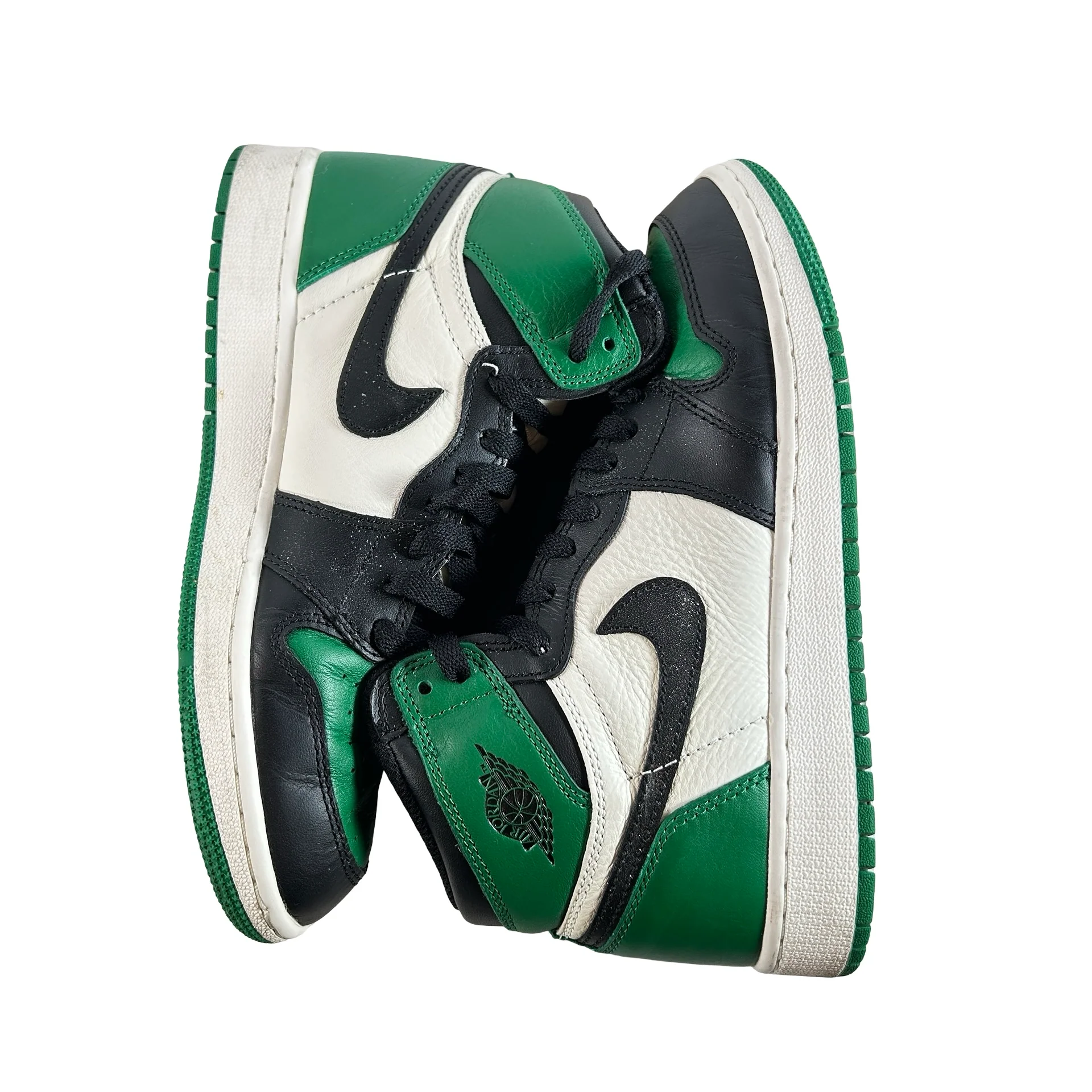 575441 302  Jordan 1 Retro High Pine Green (GS) [USED] - 6 Y (Used2) - Image 4