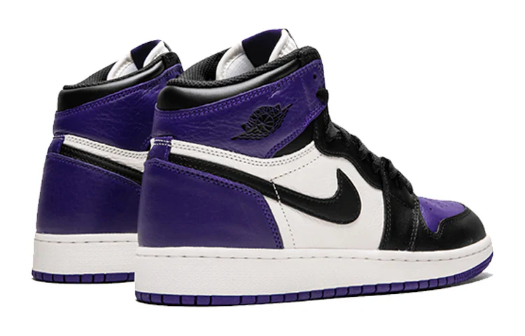 575441 501 Air Jordan 1 Retro High Court Purple (GS) - Image 4