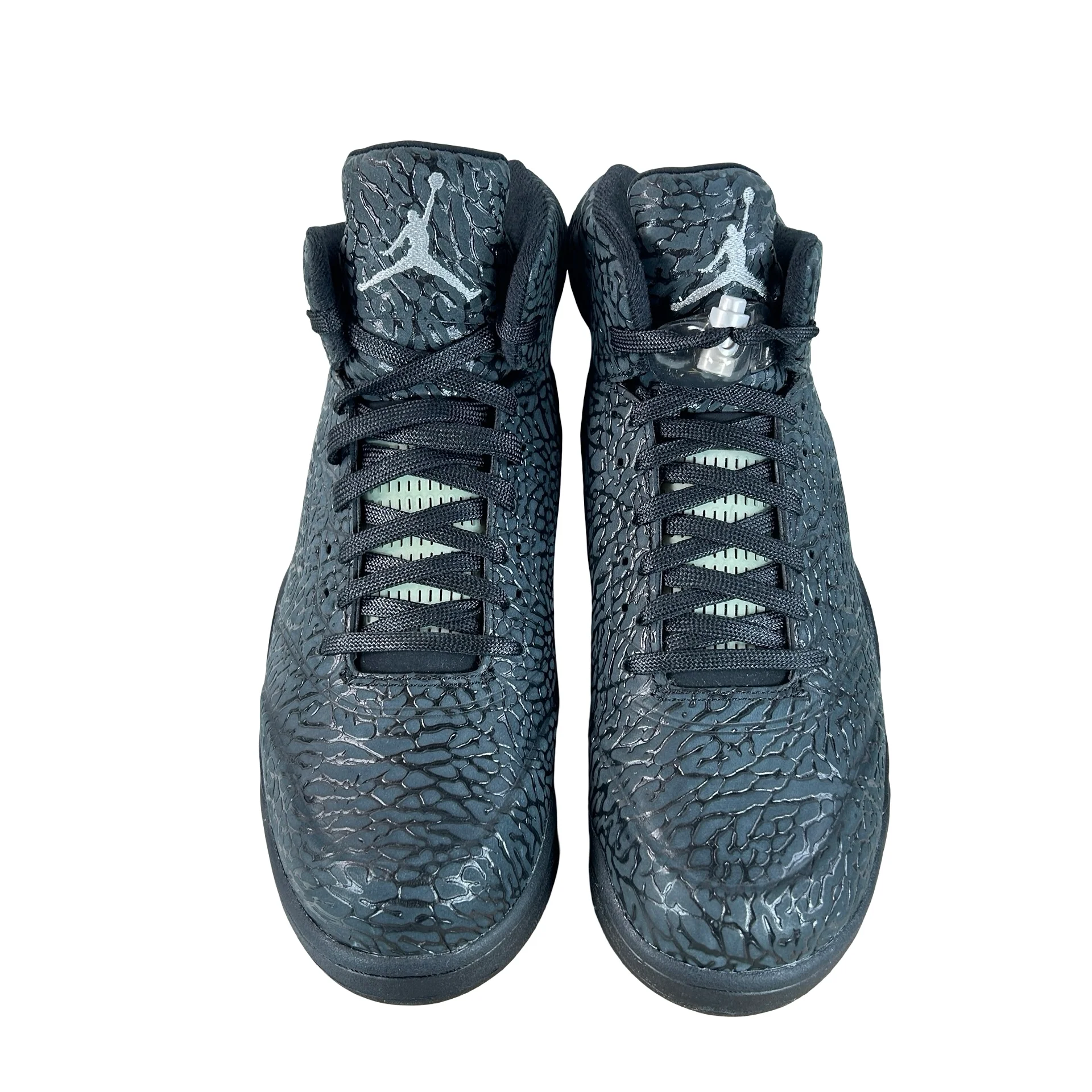 599581 003 Jordan 5 Retro 3Lab5 Black Silver - 10.5 M (Yellowing) - Image 2