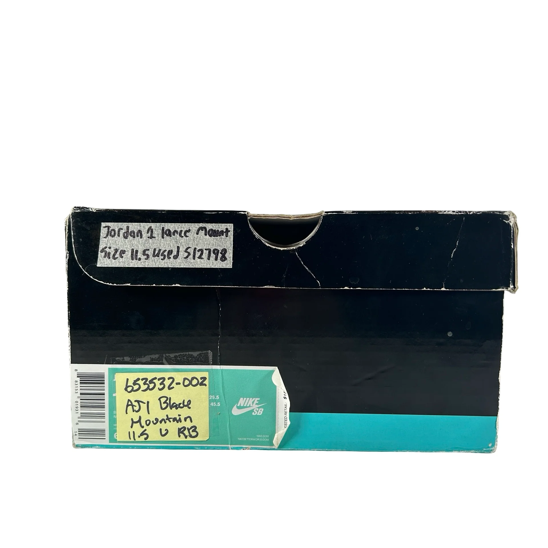 653532 002 Jordan 1 SB Lance Mountain Black [USED] - 11.5 M (Used) (Replace Box) - Image 7