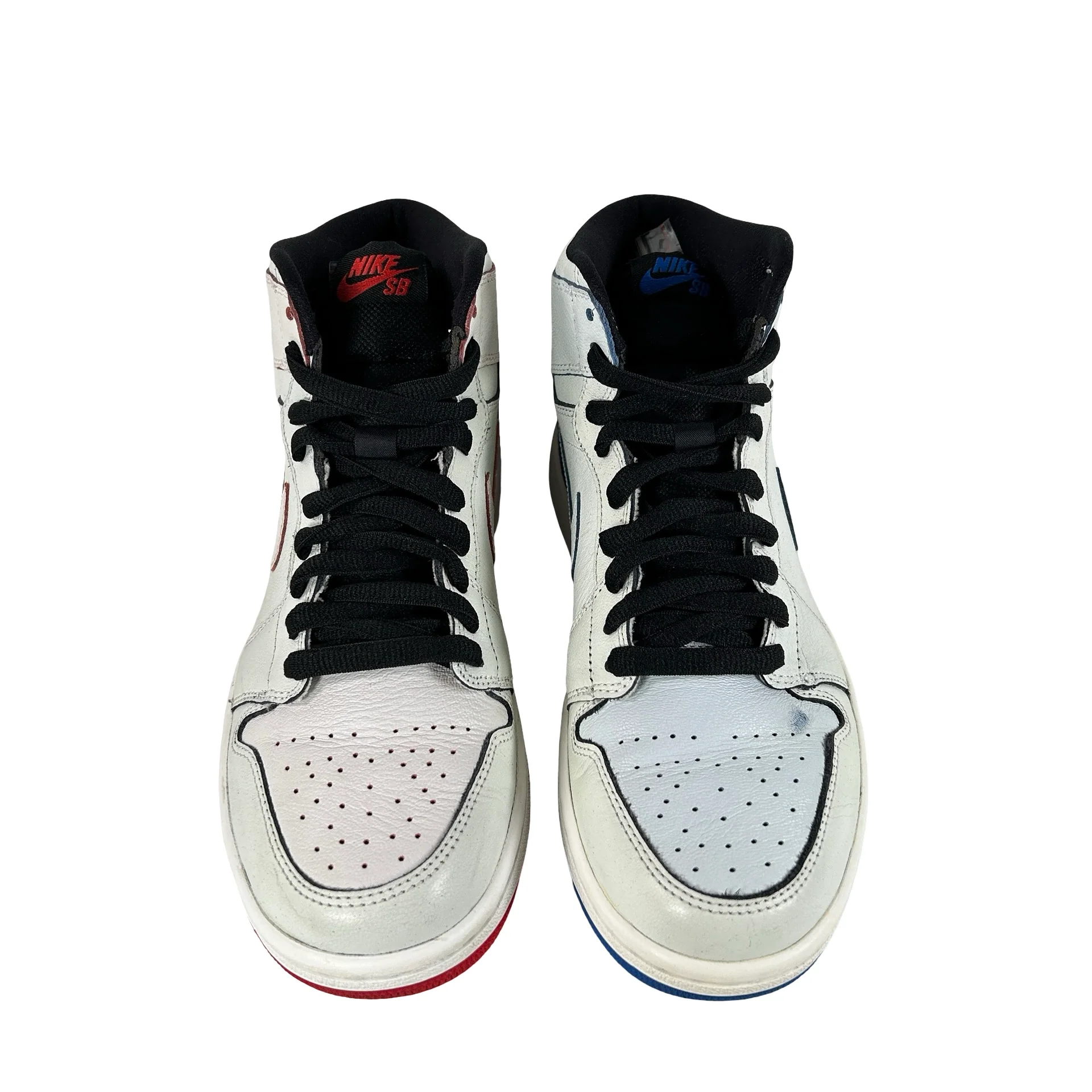 653532 100 Jordan 1 SB Lance Mountain White [USED] - 8.5 M (Used) - Image 2
