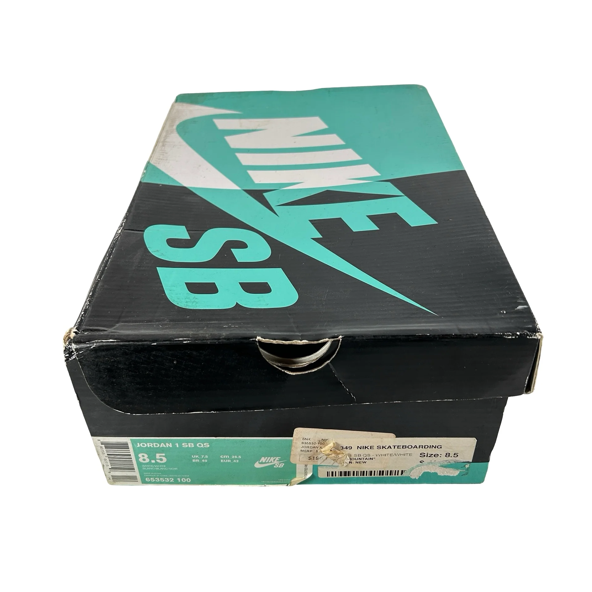 653532 100 Jordan 1 SB Lance Mountain White [USED] - 8.5 M (Used) - Image 7