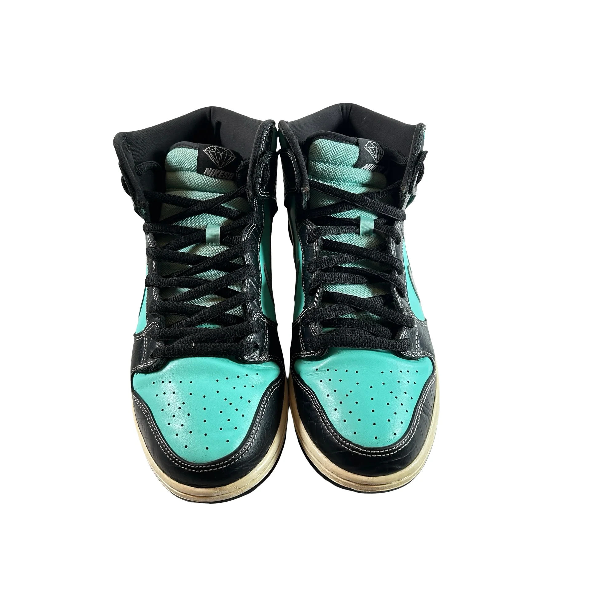 653599 400 Nike SB Dunk High Diamond Supply Co. Tiffany [USED] - 11.5 M (Used) - Image 2