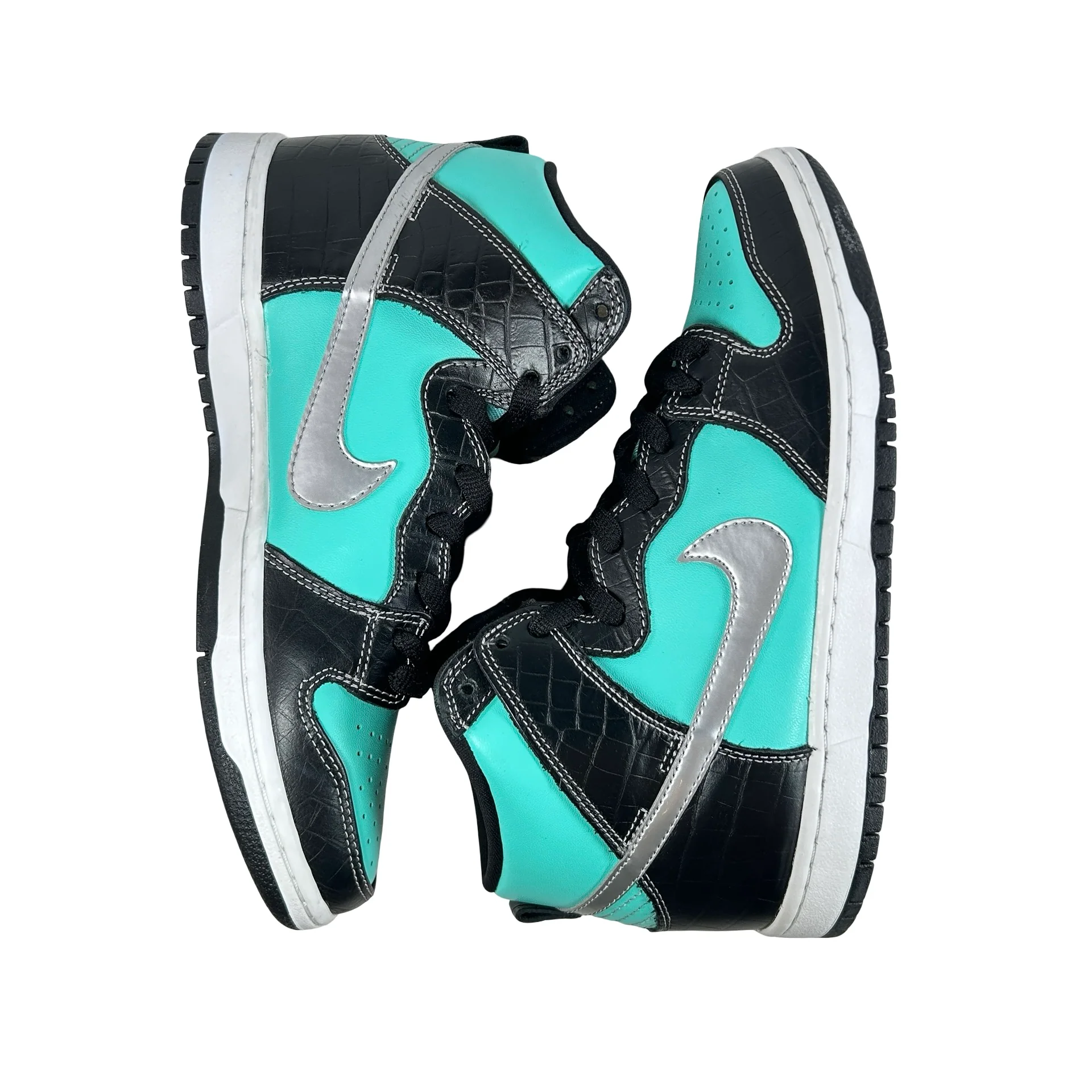 653599 400 Nike SB Dunk High Diamond Supply Co. Tiffany [USED] - 9 M (VVNDS) - Image 6