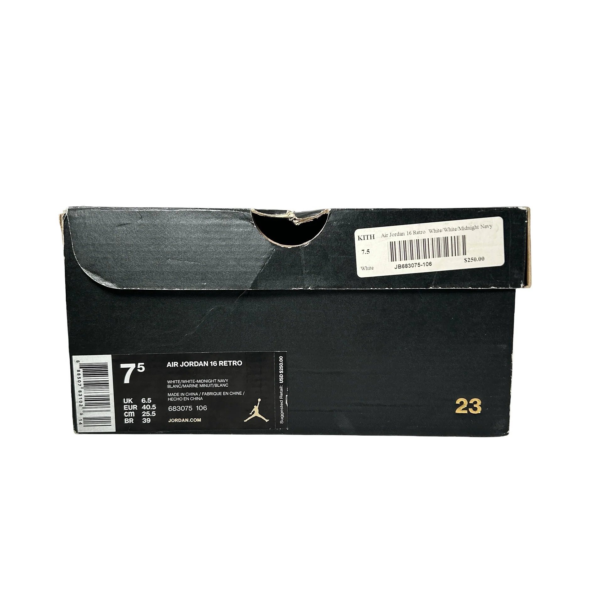 683075 106 Jordan 16 Retro Midnight Navy (2016) [USED] - 7.5 M (Used) - Image 7