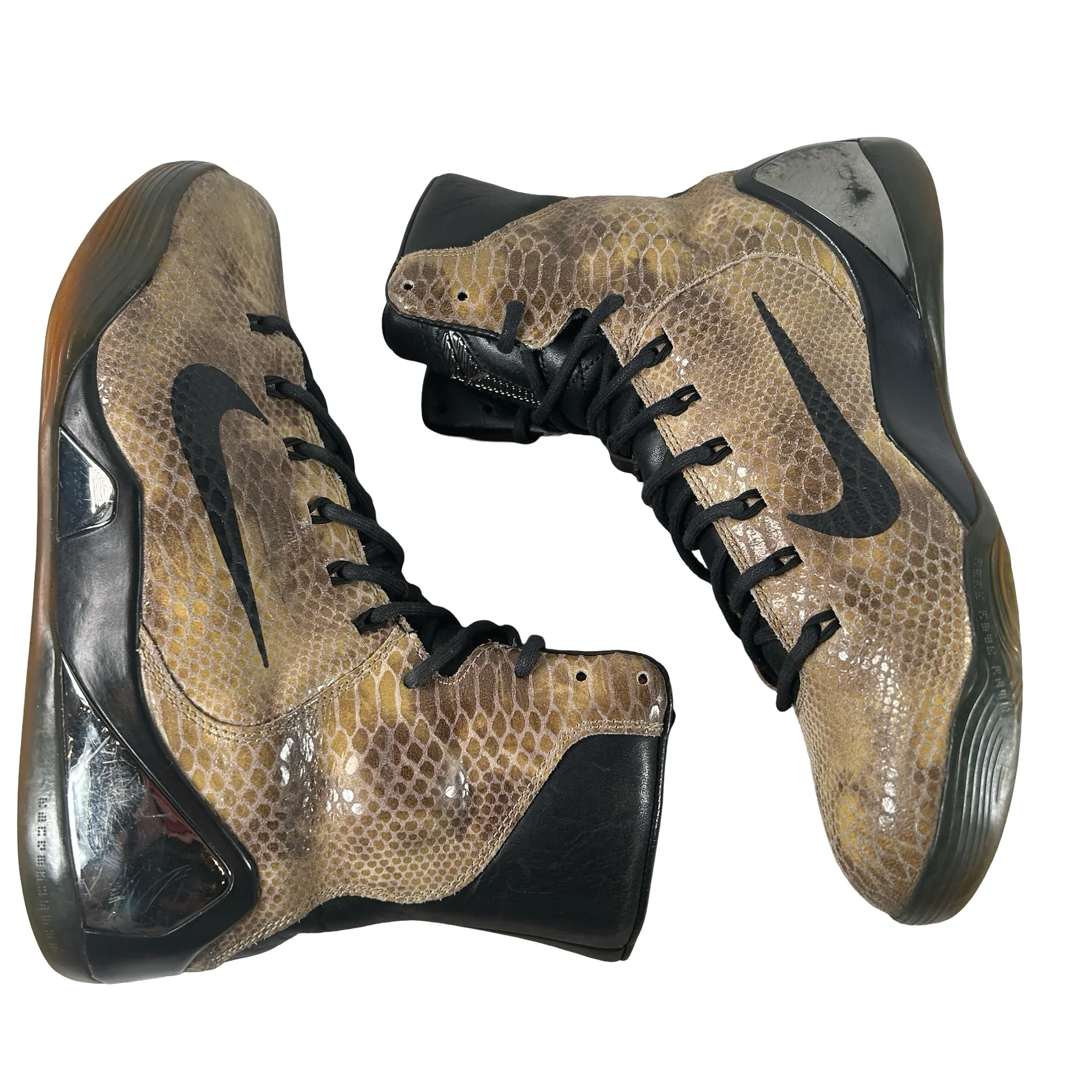 716616 001 Nike Kobe 9 EXT High Snakeskin [USED] - 10 M (Used) (No Box) - Image 4