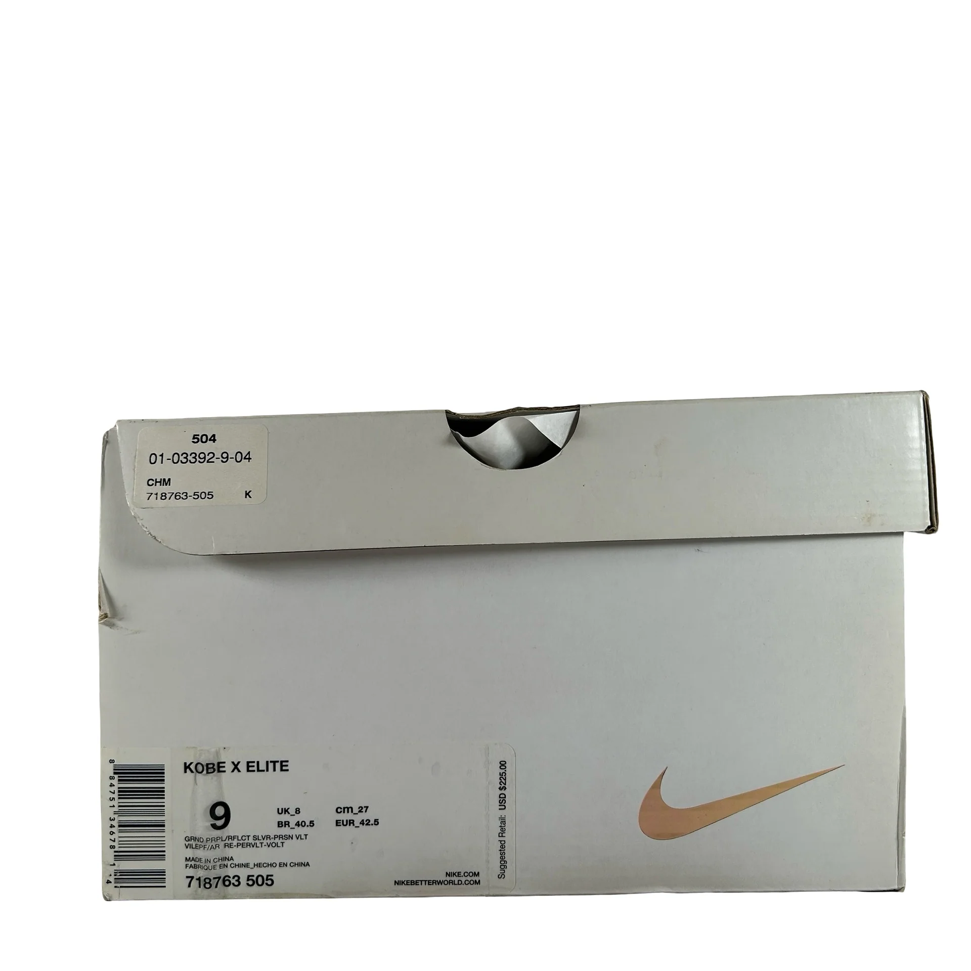 718763 505 Nike Kobe 10 Elite High Team Pack [USED] - 9 M (Used) - Image 7