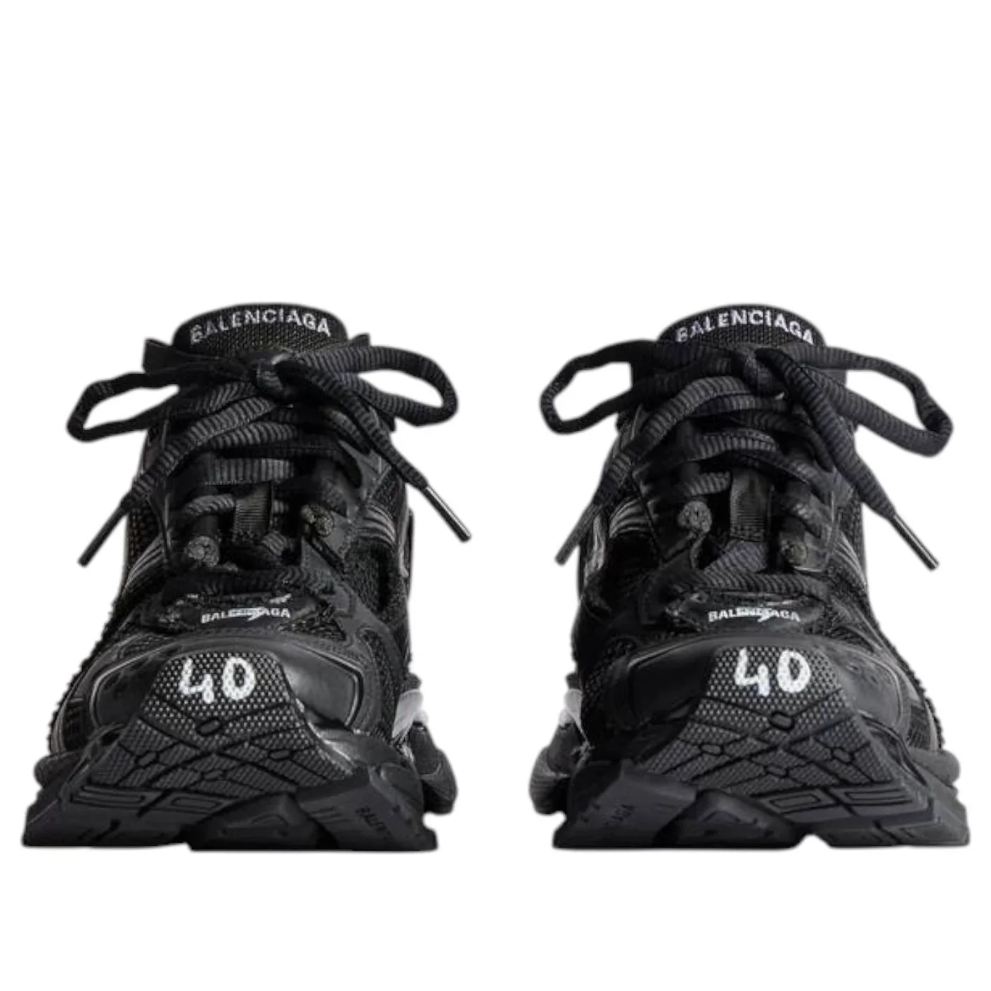 772774W3RBT1000 Balenciaga Runner Matte Black - Image 4