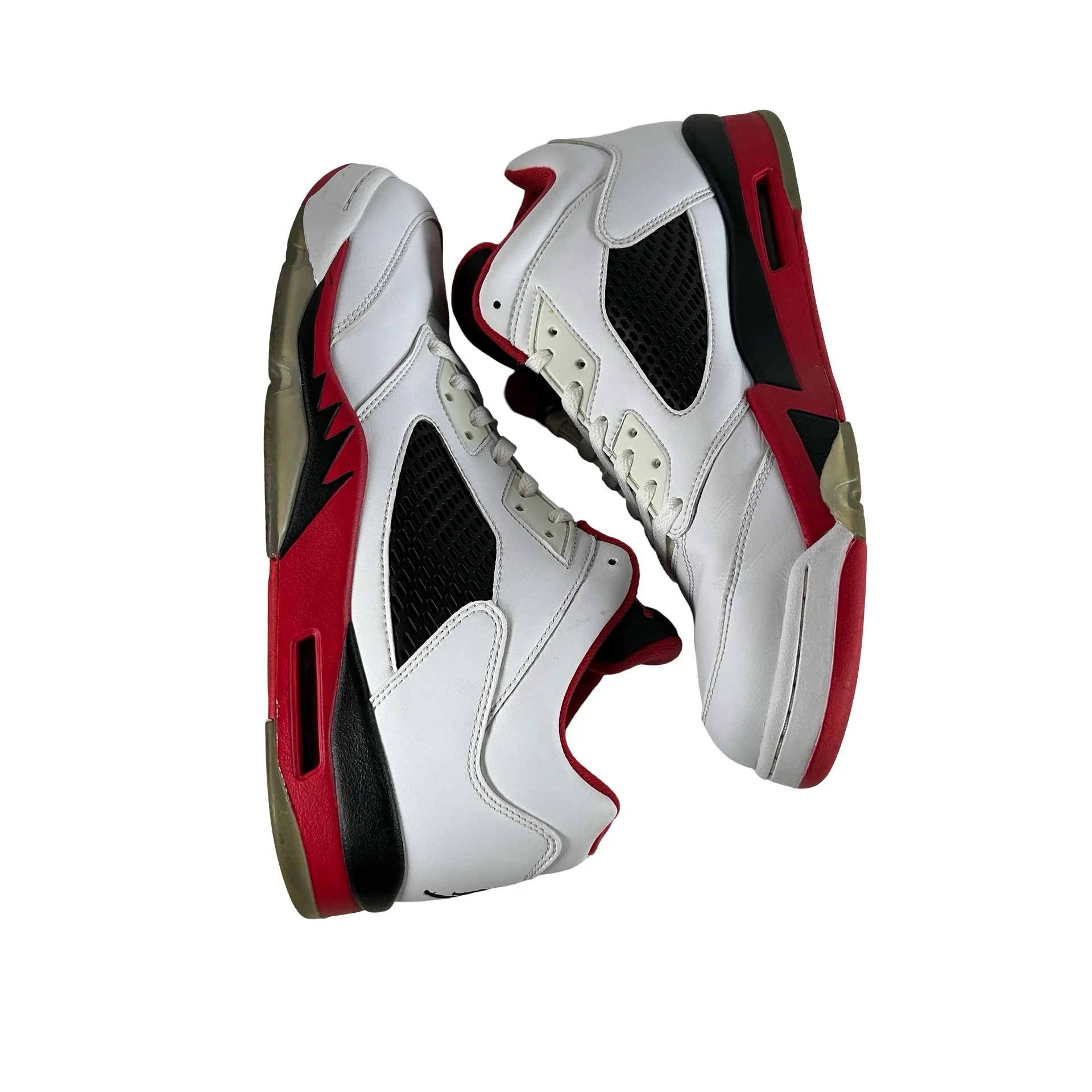 819171 101 Jordan 5 Retro Low Fire Red [USED] - 13 M (Used) - Image 4