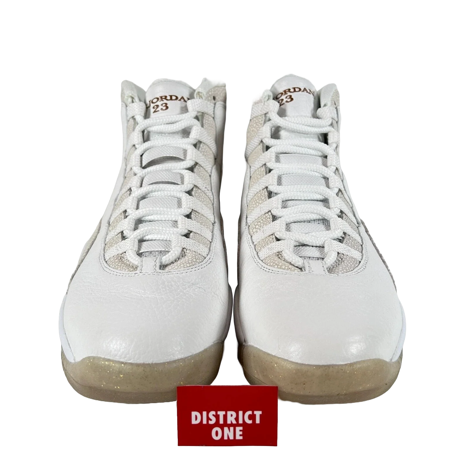 819955 100 Jordan 10 Retro Drake OVO White - 9.5 M (Soles Yellowing) - Image 2