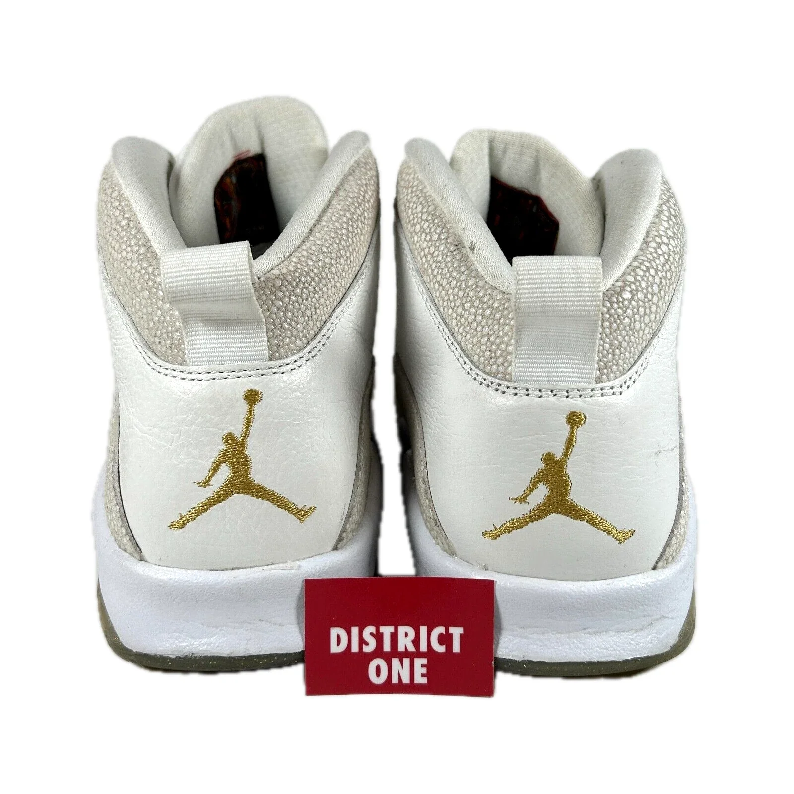 819955 100 Jordan 10 Retro Drake OVO White [USED] - 8 M (Used) (Missing Insoles) - Image 3