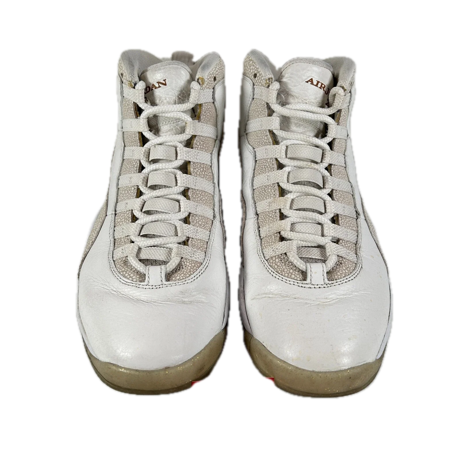 819955 100 Jordan 10 Retro Drake OVO White [USED] - 9.5 M (Used) - Image 2