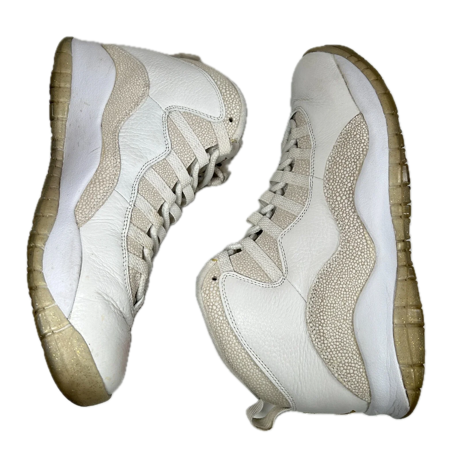 819955 100 Jordan 10 Retro Drake OVO White [USED] - 9.5 M (Used) - Image 5