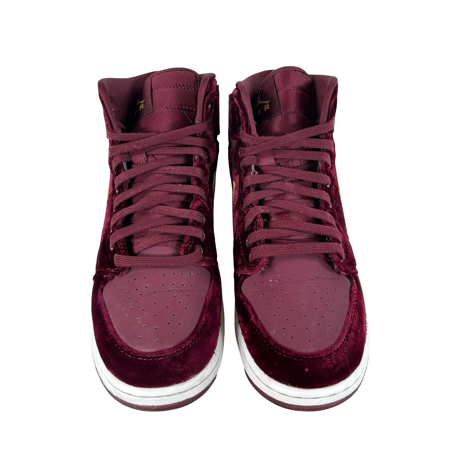 832596 640 Jordan 1 Retro Heiress Night Maroon (GS) [USED] - 6.5 Y (Used) (Replace Box) - Image 2