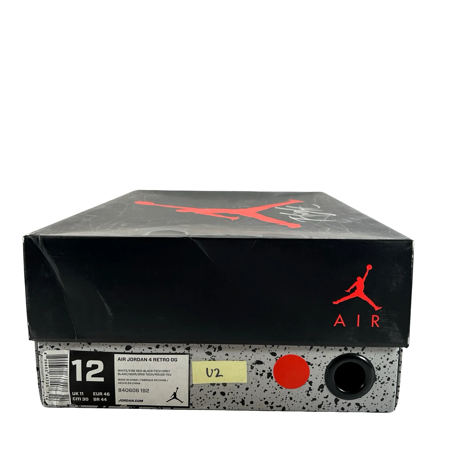 840606 192 Jordan 4 White Cement [USED] - 12 M (Used2) - Image 7