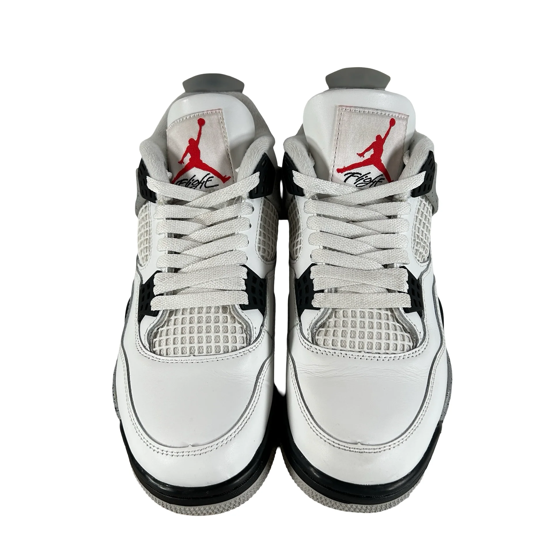 840606 192 Jordan 4 White Cement [USED] - 8 M (Used4) - Image 2