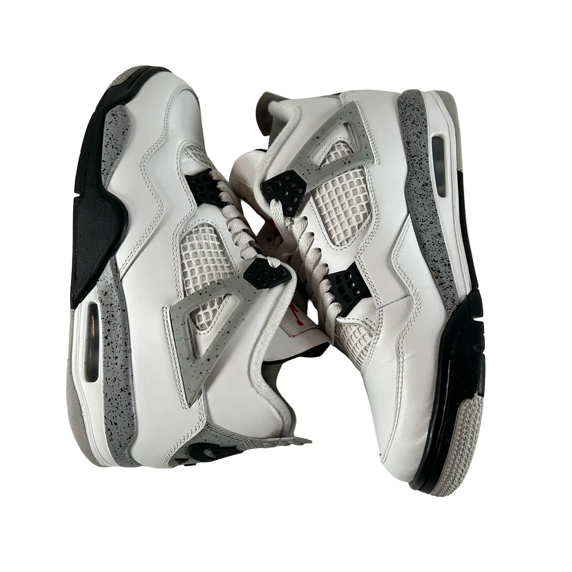 840606 192 Jordan 4 White Cement [USED] - 8 M (Used4) - Image 4