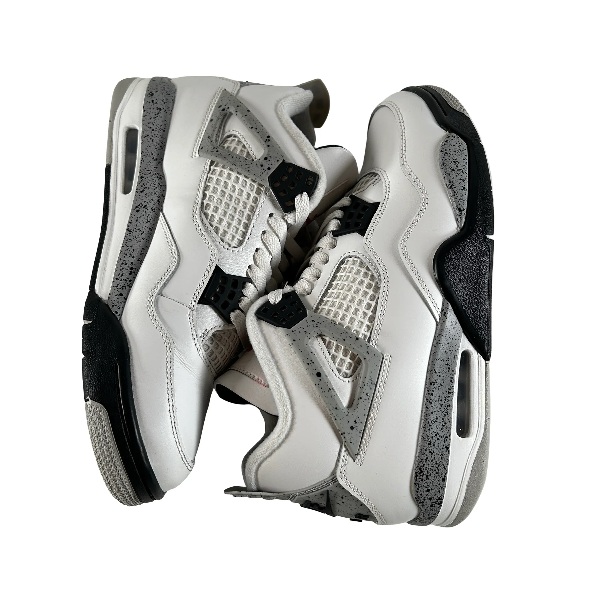 840606 192 Jordan 4 White Cement [USED] - 8 M (Used4) - Image 5