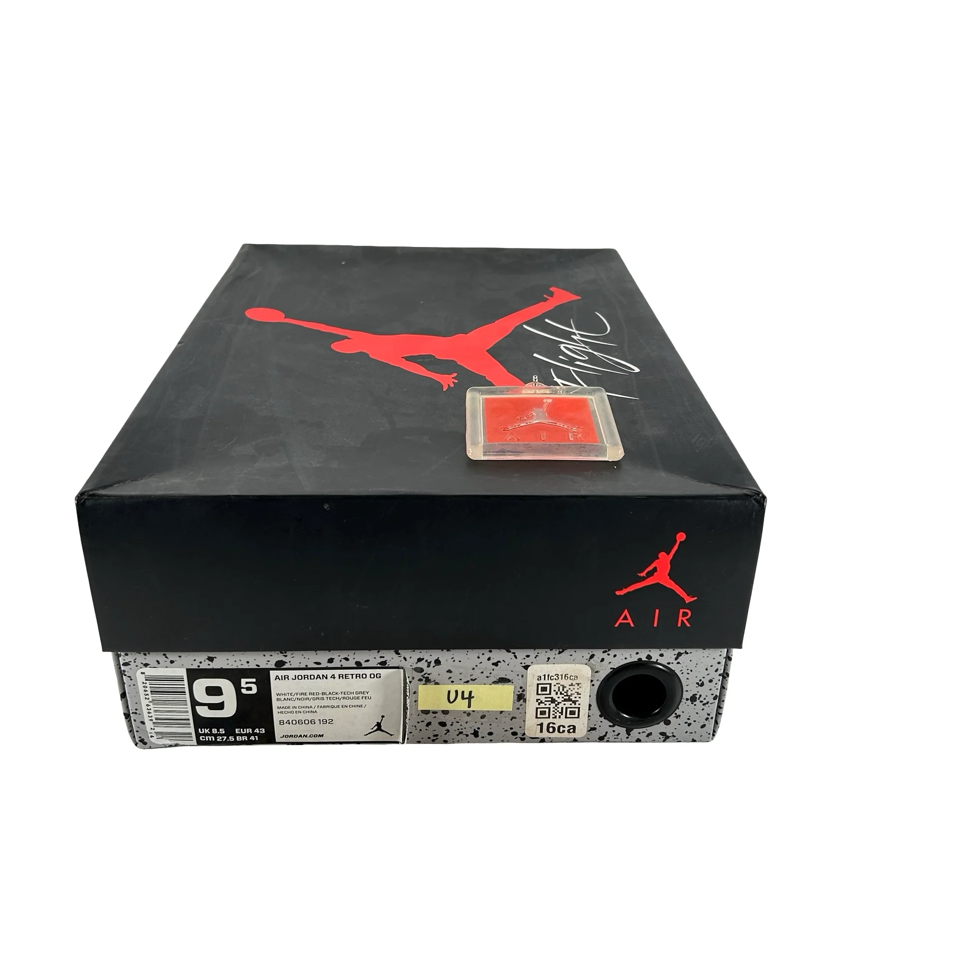 840606 192 Jordan 4 White Cement [USED] - 9.5 M (Used4) - Image 7