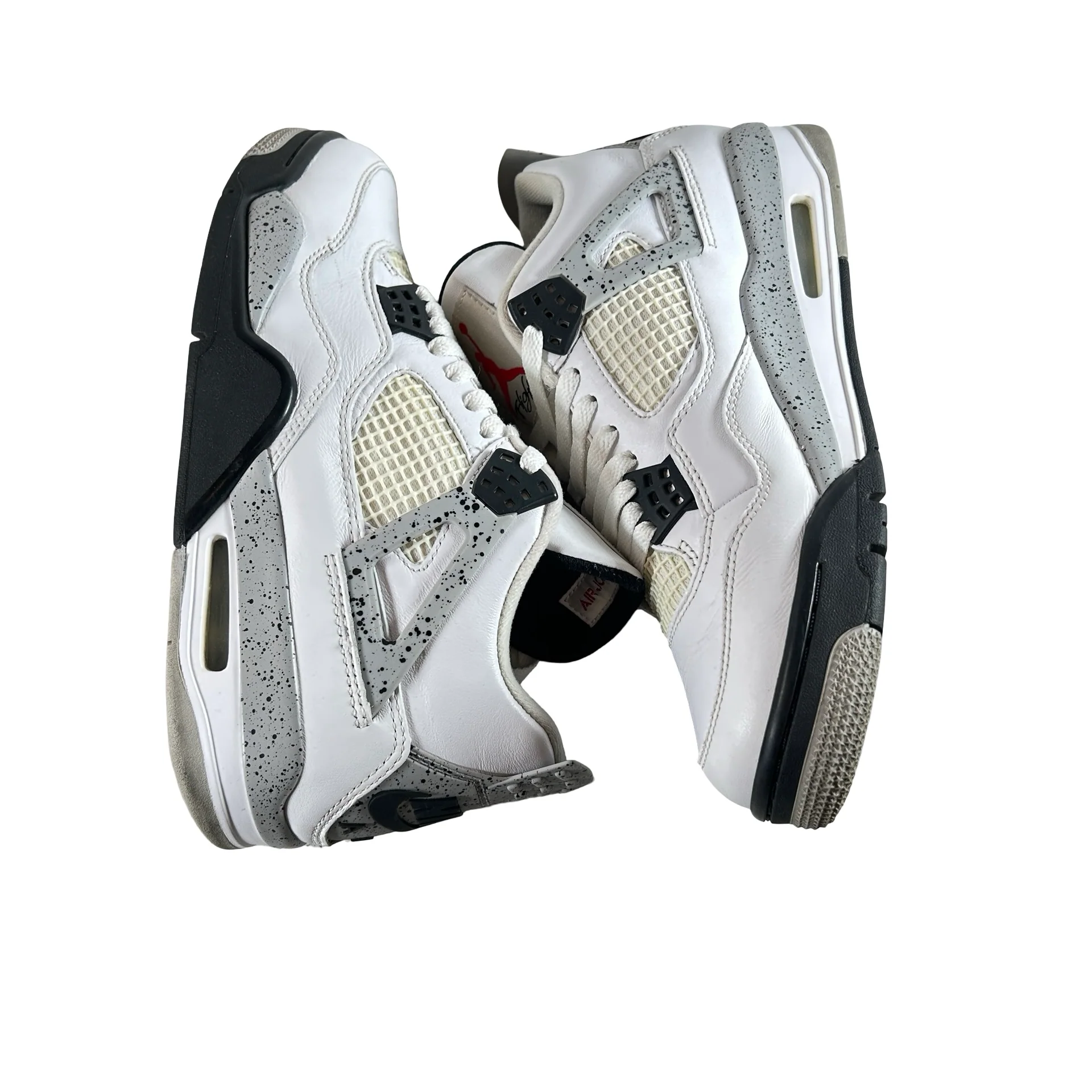 840606 192 Jordan 4 White Cement [USED] - 9.5 M (Used6) - Image 4