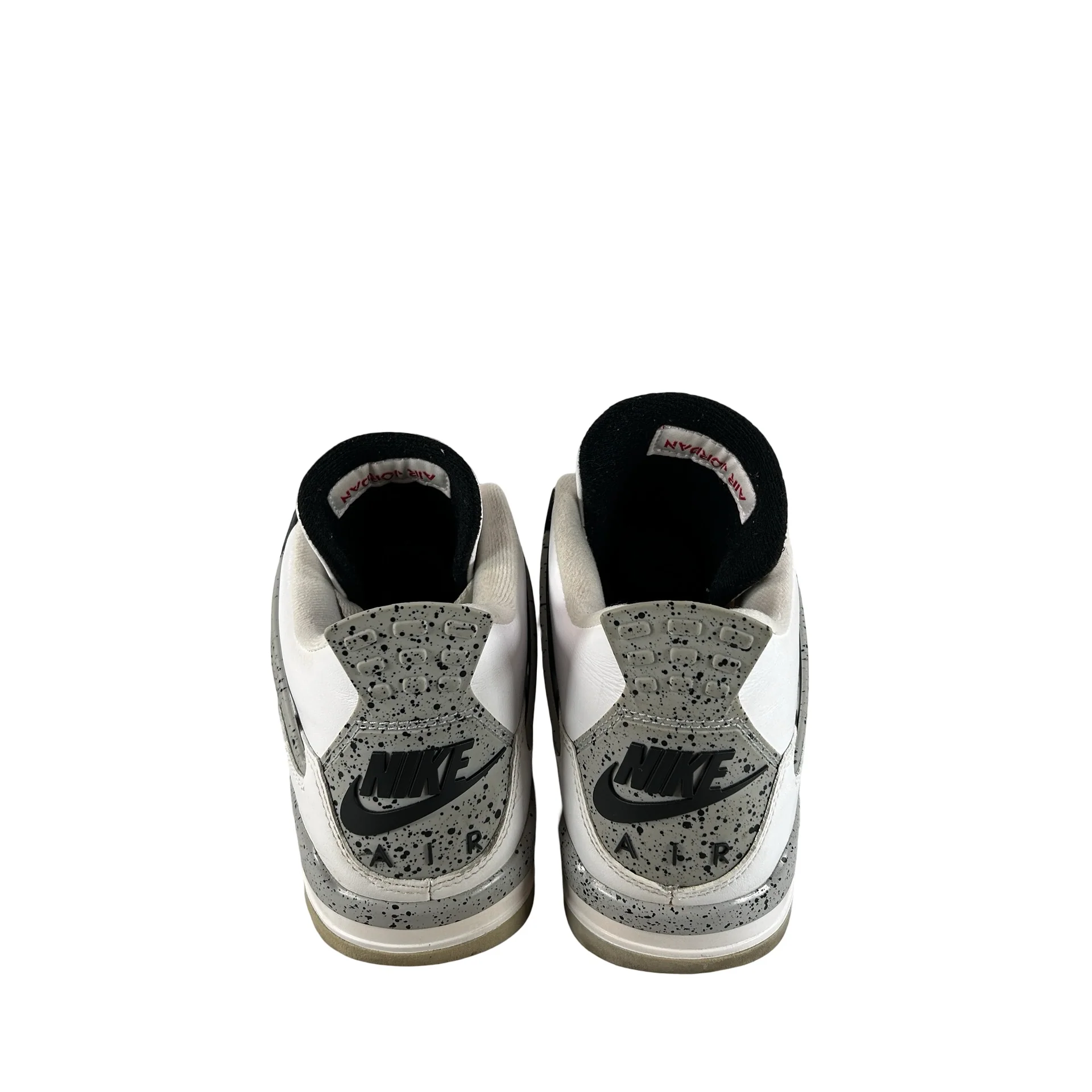 840606 192 Jordan 4 White Cement [USED] - 9 M (Used) (No Box3) - Image 3